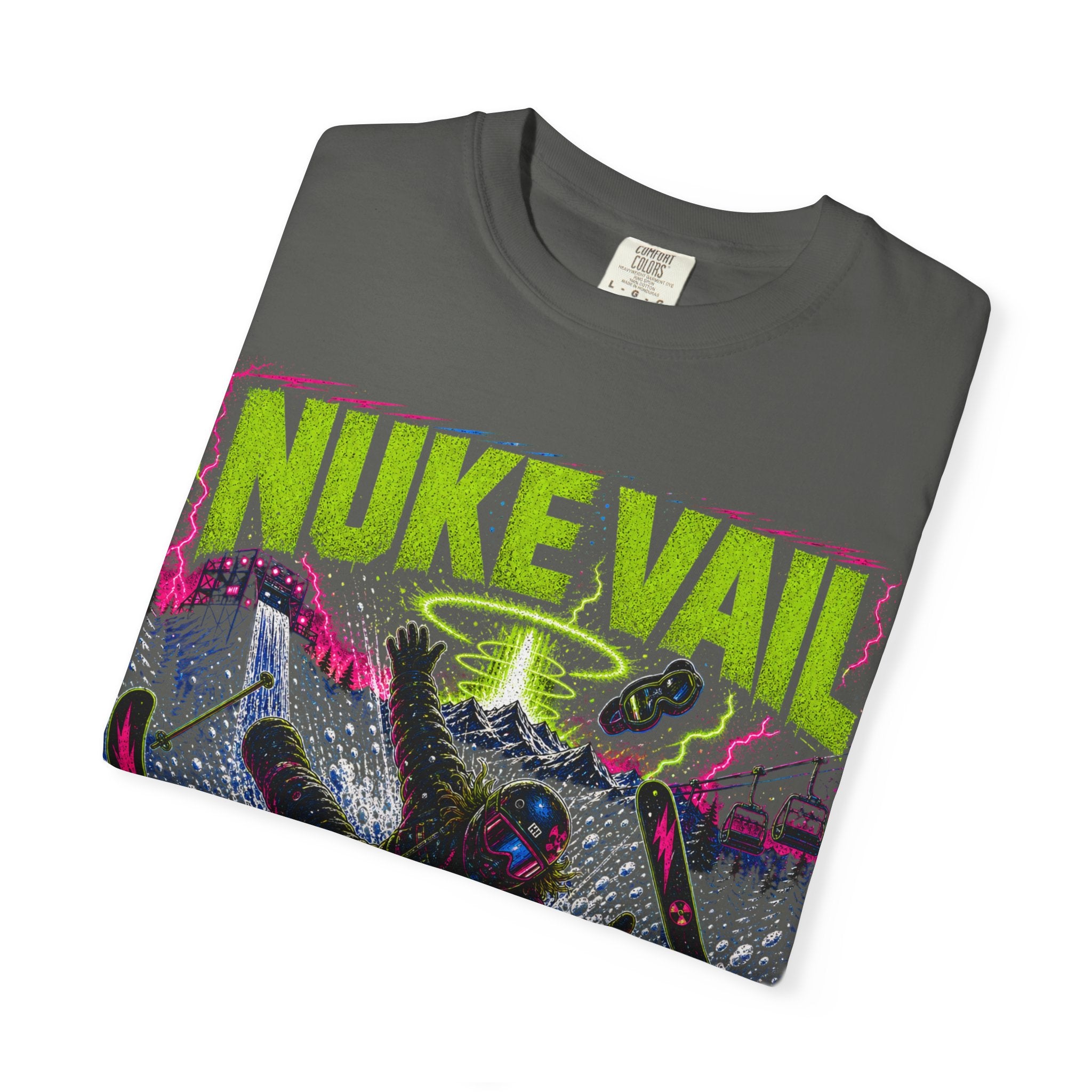 T-Shirt — "Nuke Vail" Big Air Dave Ski Graphic Tee
