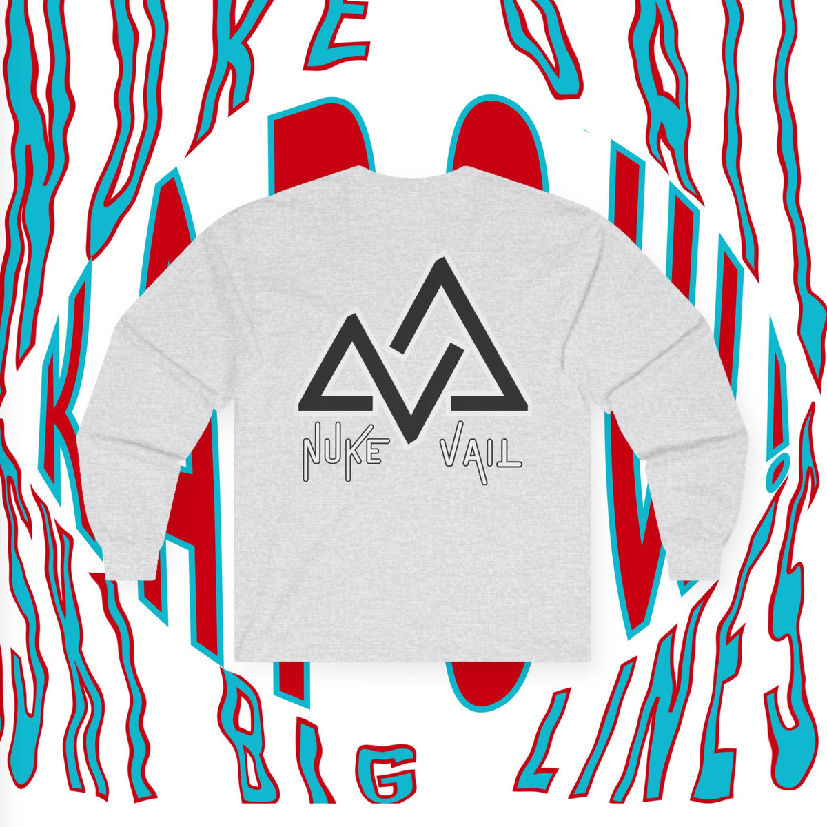 Unisex Nuke Vail Star Logo Ultra Cotton Long Sleeve Tee shirt