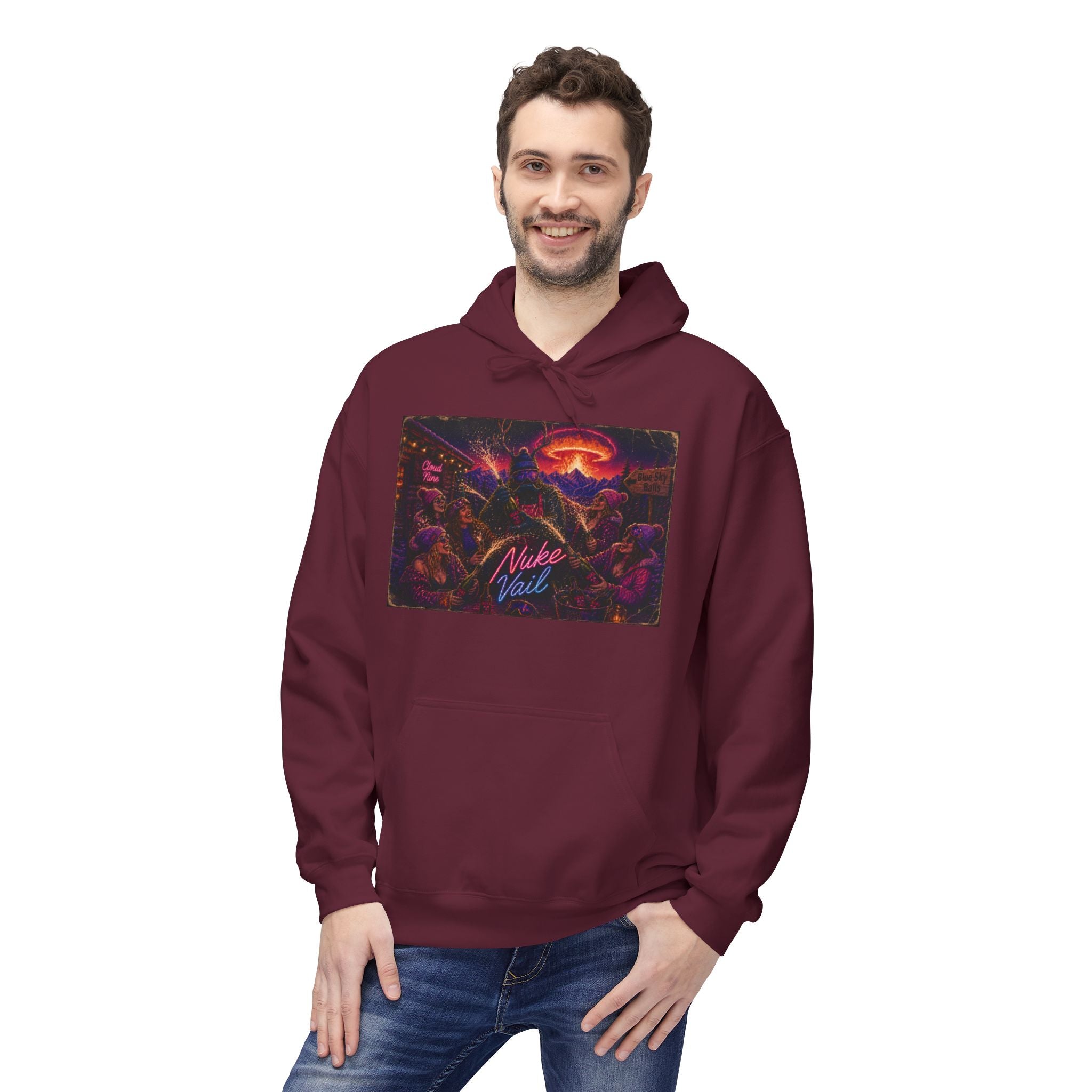 Nuke Vail Retro Cyberpunk Hoodie