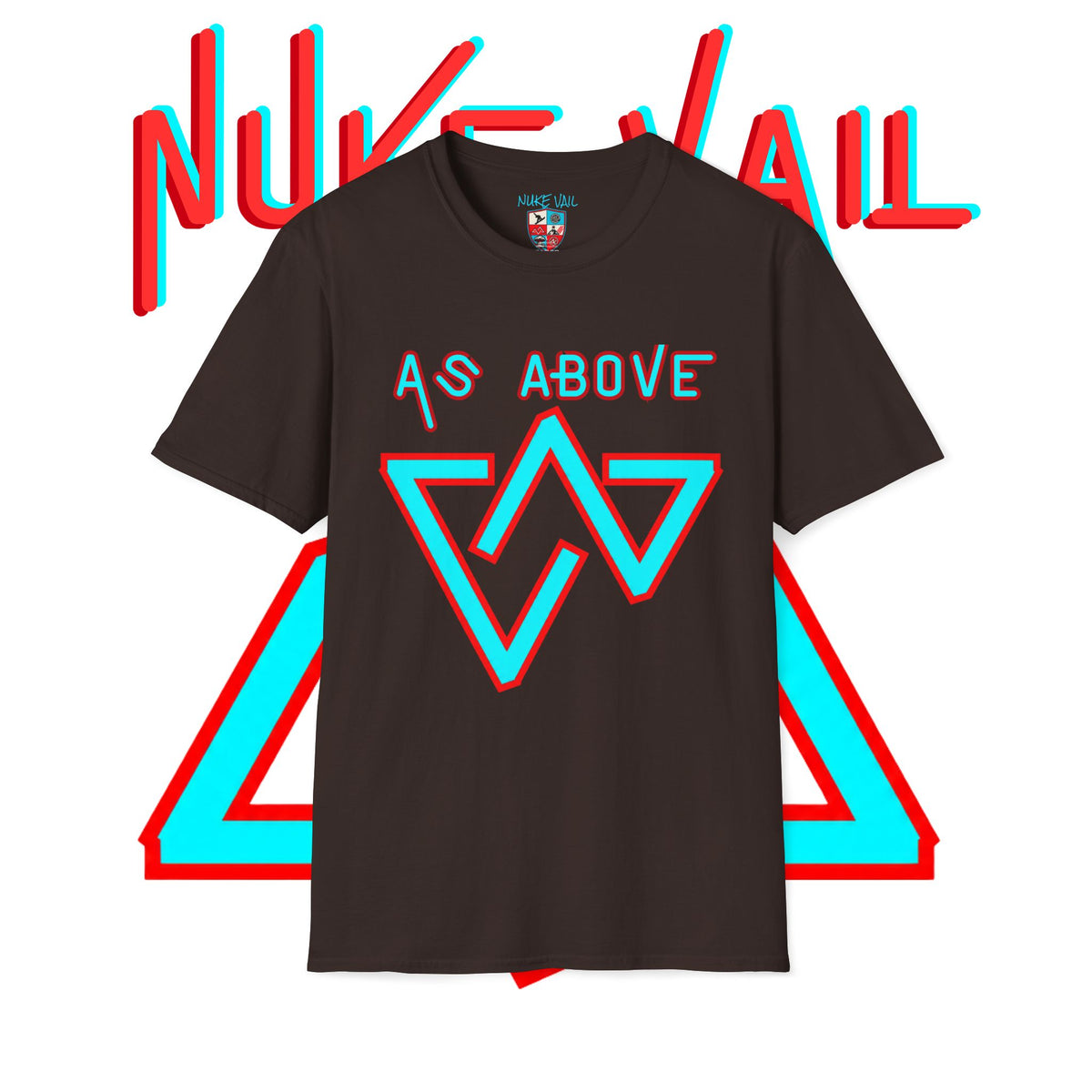 NUKE VAIL - THE ALCHEMIST - AS ABOVE SO BELOW TEE SHIRT