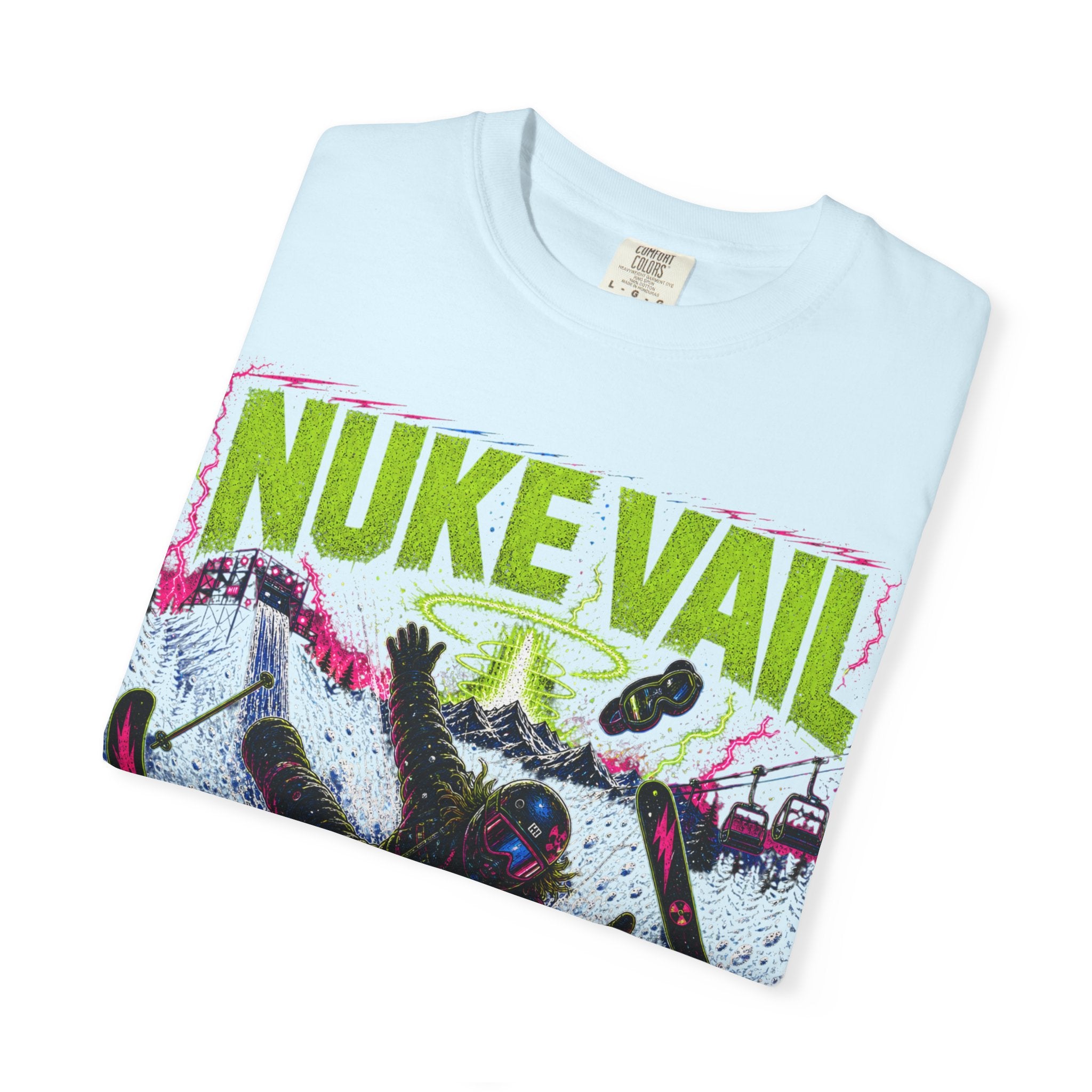 T-Shirt — "Nuke Vail" Big Air Dave Ski Graphic Tee