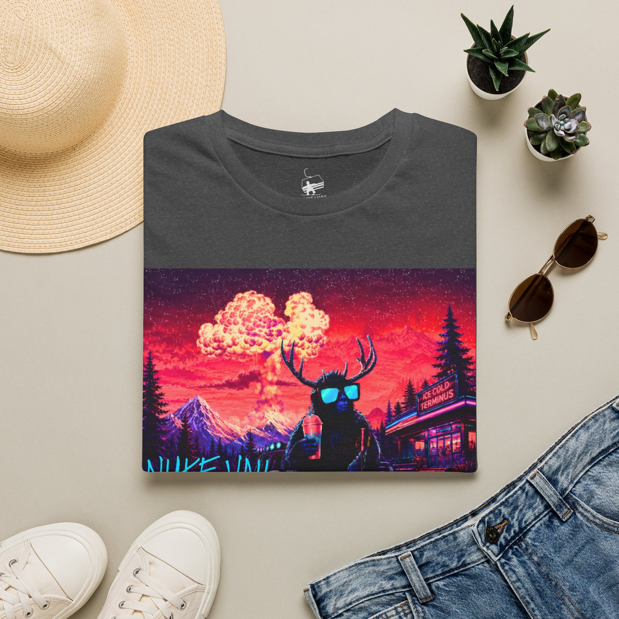 NUKE VAIL - RETRO GRAPHIC TEE - slushy