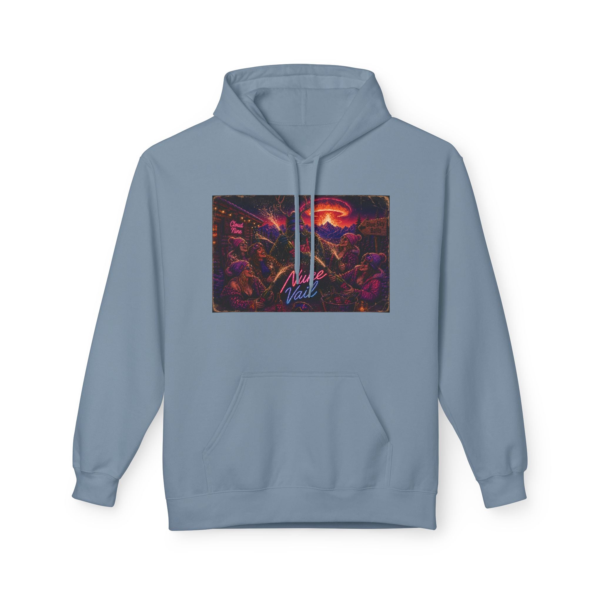 Nuke Vail Retro Cyberpunk Hoodie