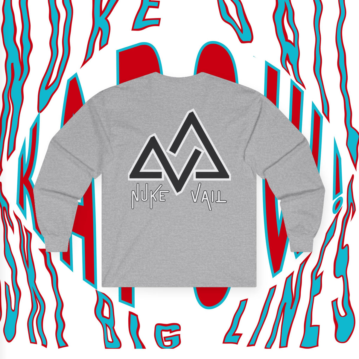 Unisex Nuke Vail Star Logo Ultra Cotton Long Sleeve Tee shirt