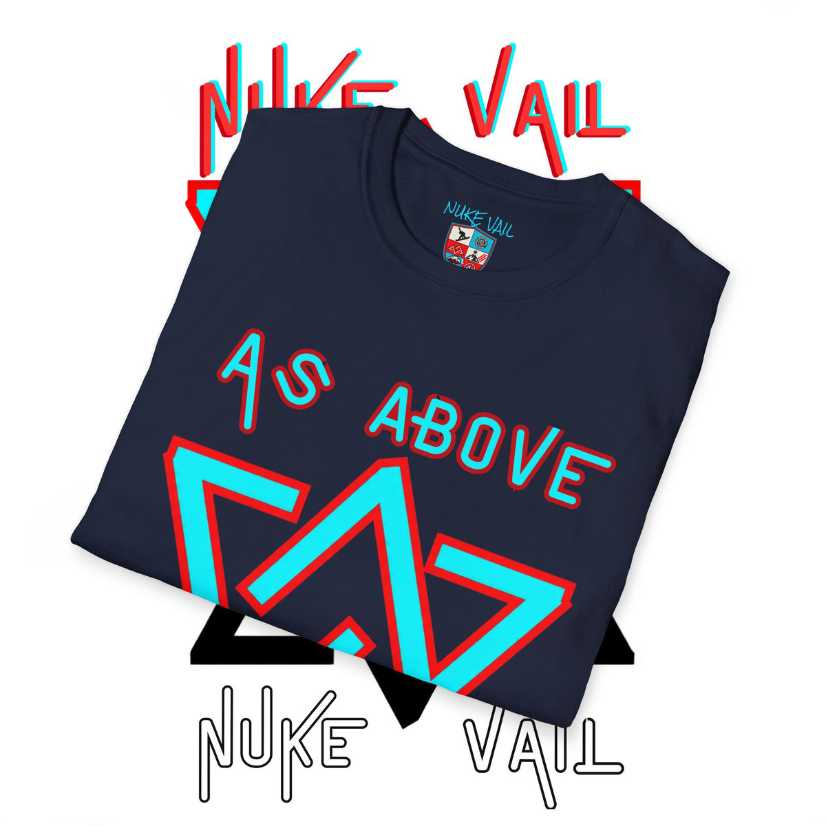 NUKE VAIL - THE ALCHEMIST - AS ABOVE SO BELOW TEE SHIRT