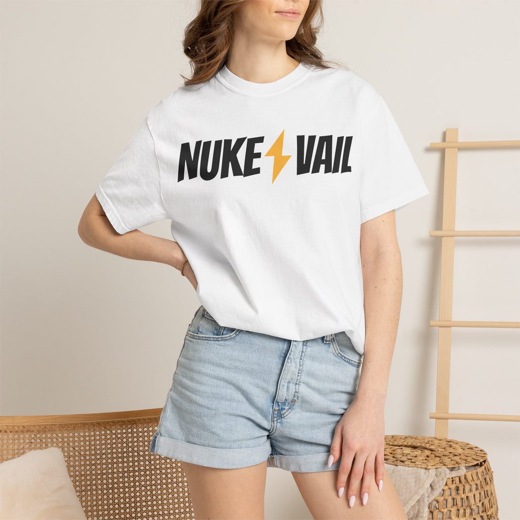 Skate Punk T-Shirt — "Nuke Vail" Graphic Tee Featuring Saint Queeblo