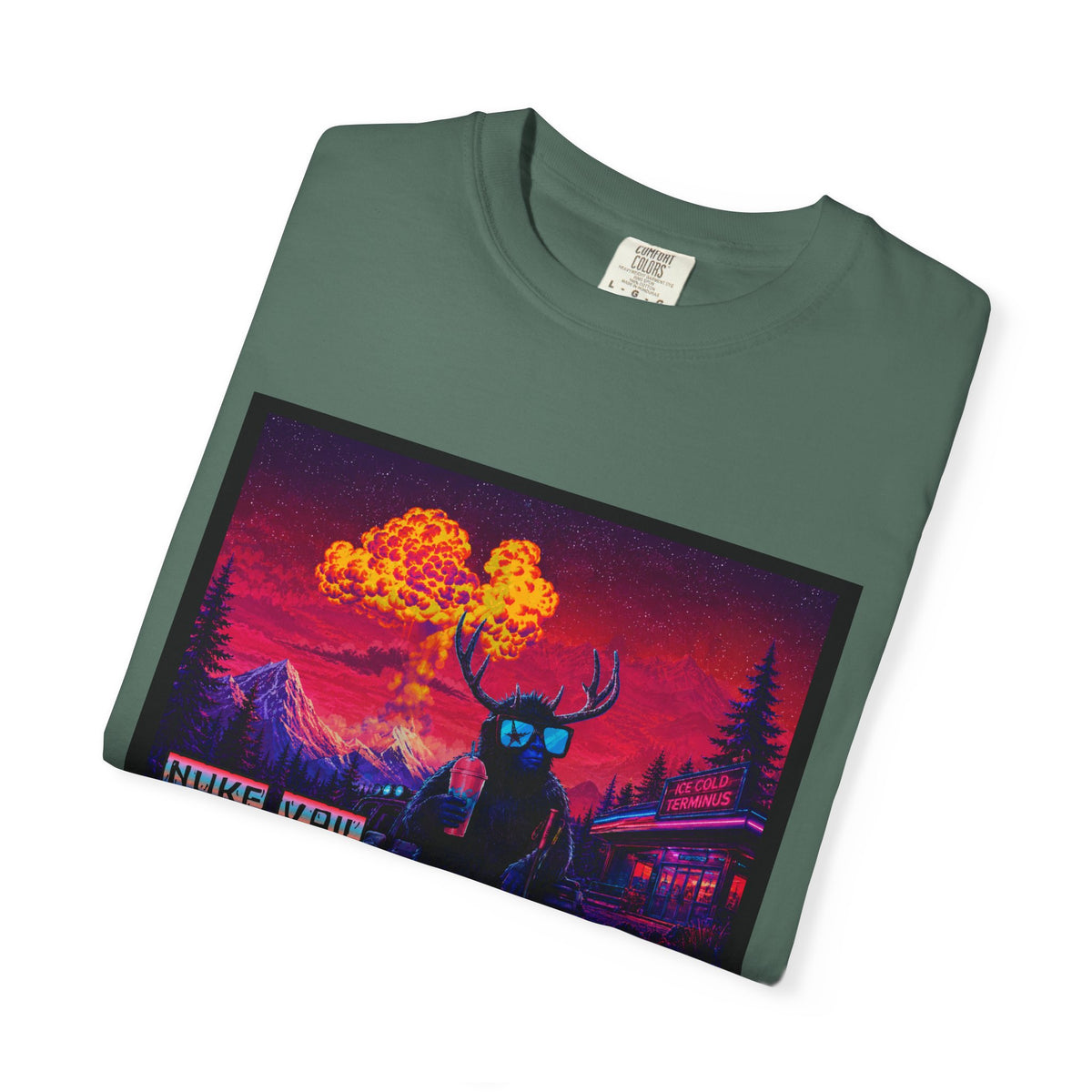 NUKE VAIL, SLAP THIGH, SKI BIG LINES T-SHIRT