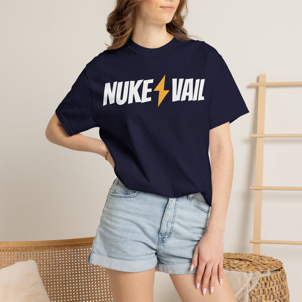 Skate Punk T-Shirt — "Nuke Vail" Graphic Tee Featuring Saint Queeblo