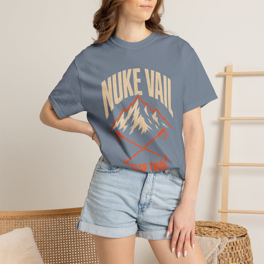 Nuke Vail "Slap Thigh Ski Big Lines" T-Shirt - Classic