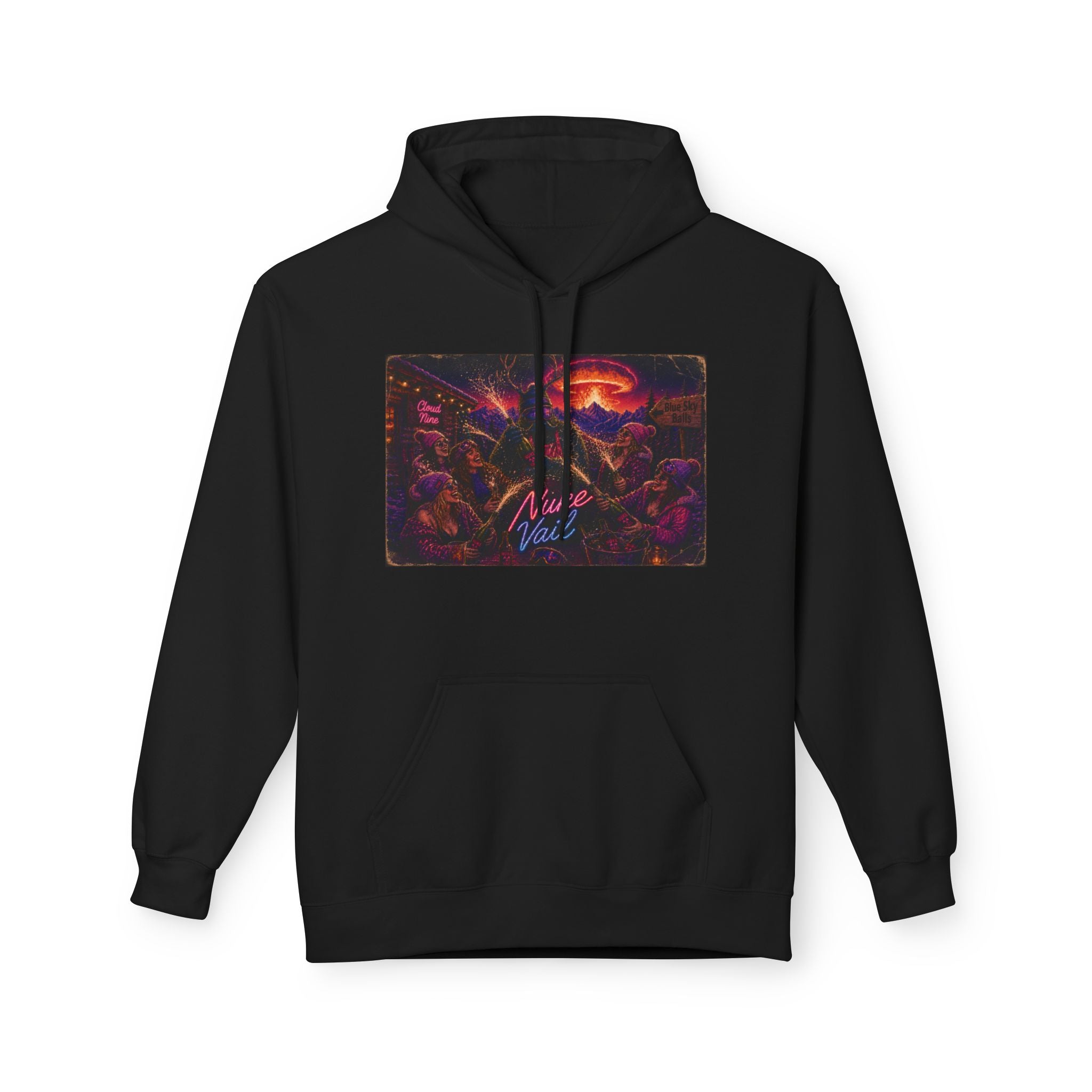 Nuke Vail Retro Cyberpunk Hoodie