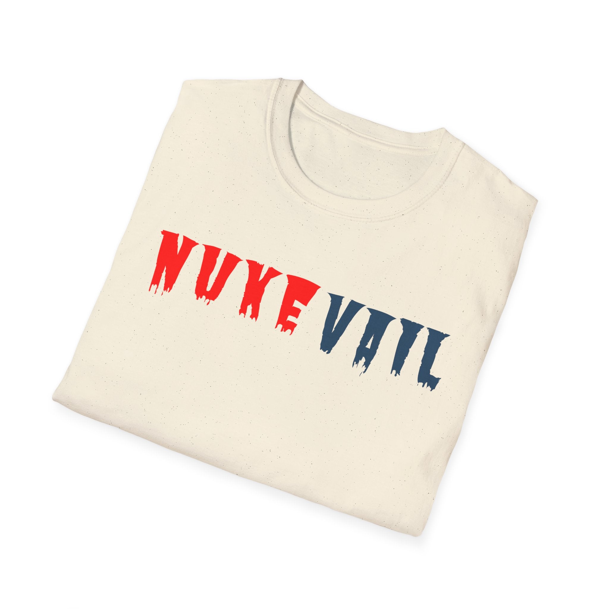 Nuke Vail T-Shirt — Red & Blue Logo Tee