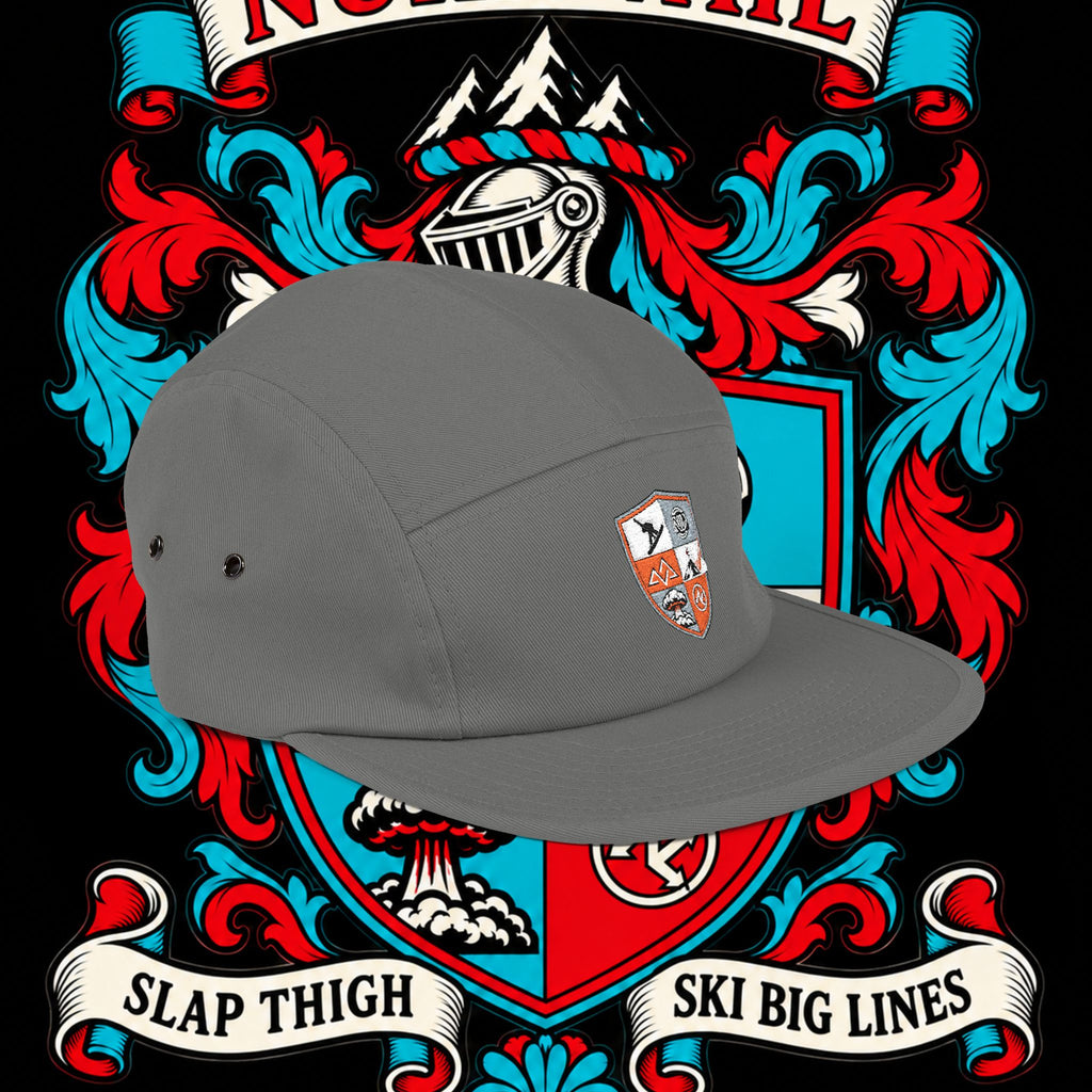 Embroidered Crest 5-Panel Cap – nuke vail family crest
