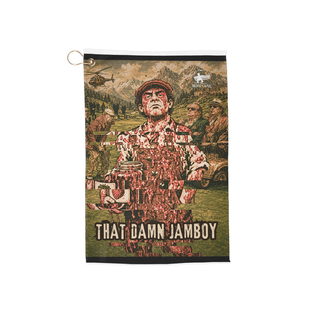 Golf Towel — "That Damn Jamboy" Vintage Military Golf Funny Microfiber Towel with Grommet