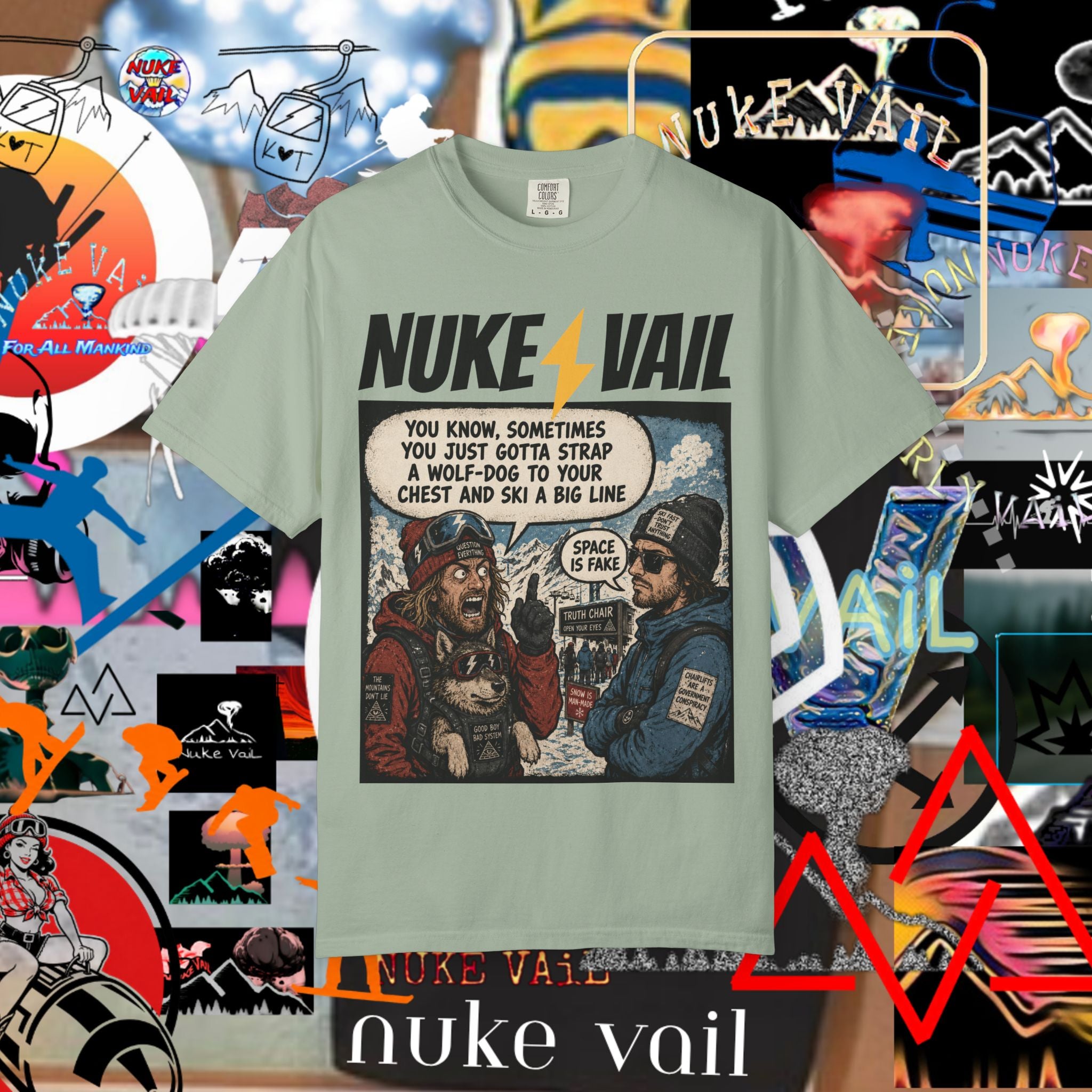 NUKE VAIL - BALLARD OF WOLF-MAN-DOG - SPACE IS FAKE