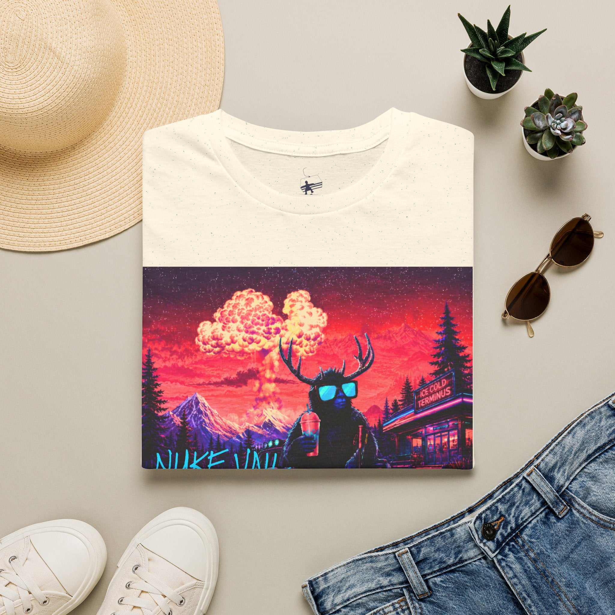 NUKE VAIL - RETRO GRAPHIC TEE - slushy