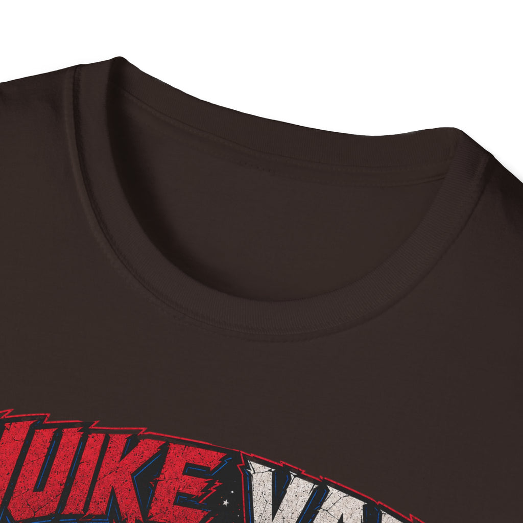 NukeVault Retro Rocket Graphic T-Shirt — 'Bomb the Lift Line' Vintage Ski Tee