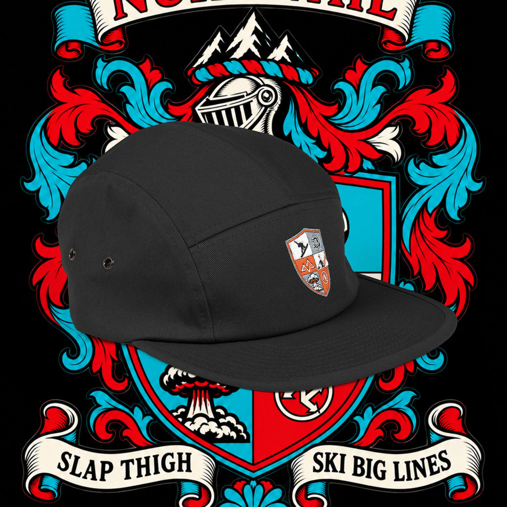 Embroidered Crest 5-Panel Cap – nuke vail family crest