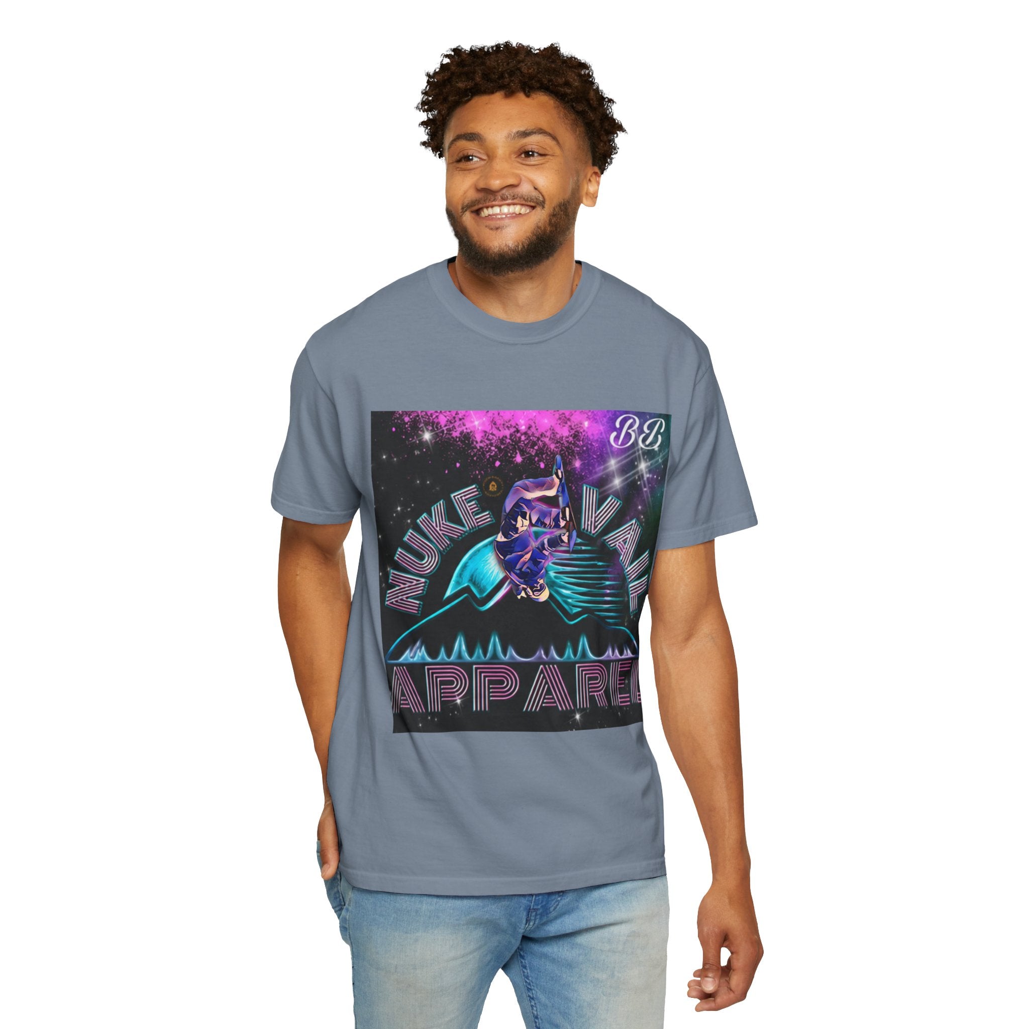 Nuke Vail Retro Vaporwave Ski Tee