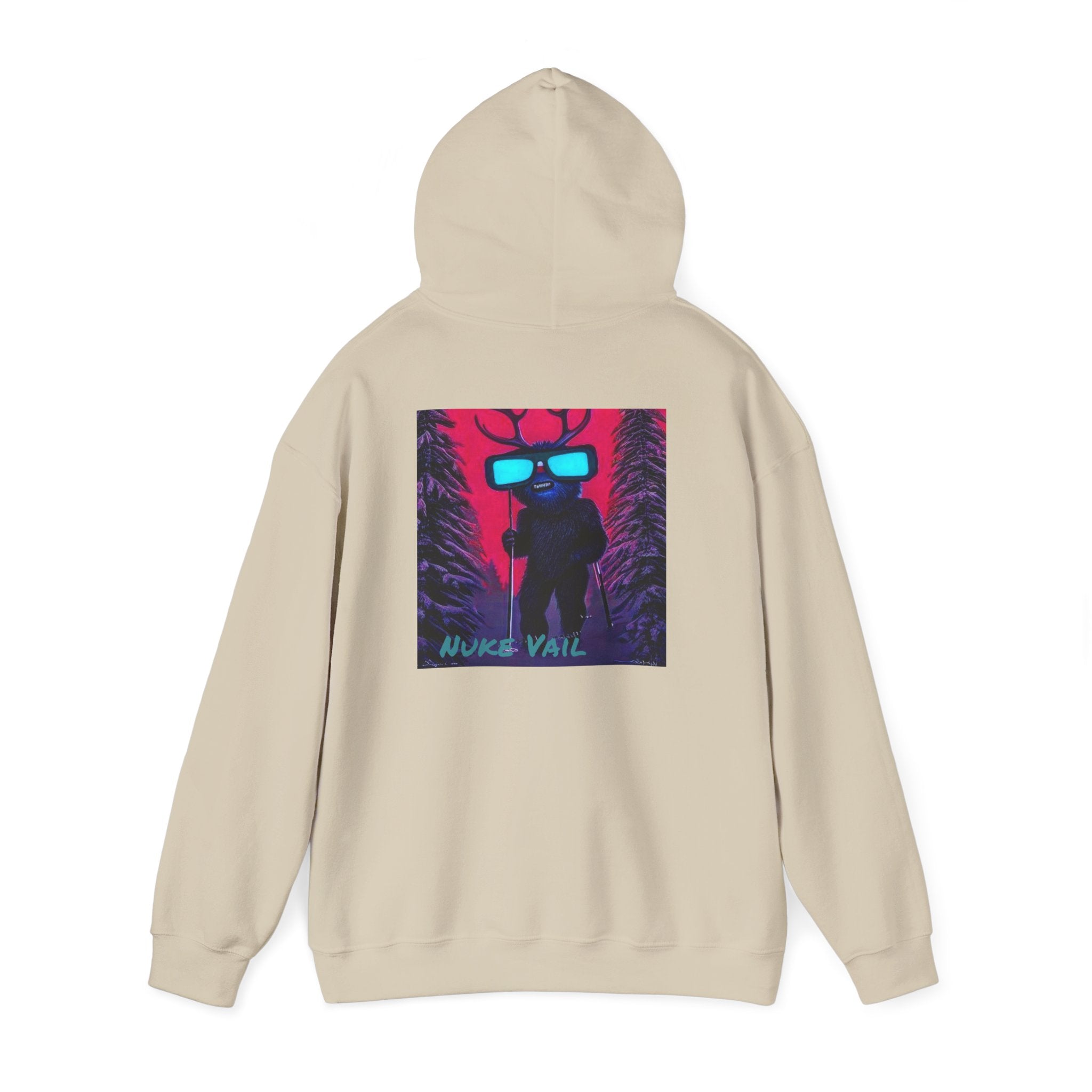 The Aftermath Hoodie - Retro Nuke Vail Ski Graphic