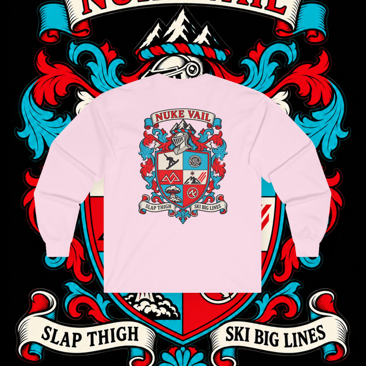 Long Sleeve Tee — Nuke Vail Crest Graphic