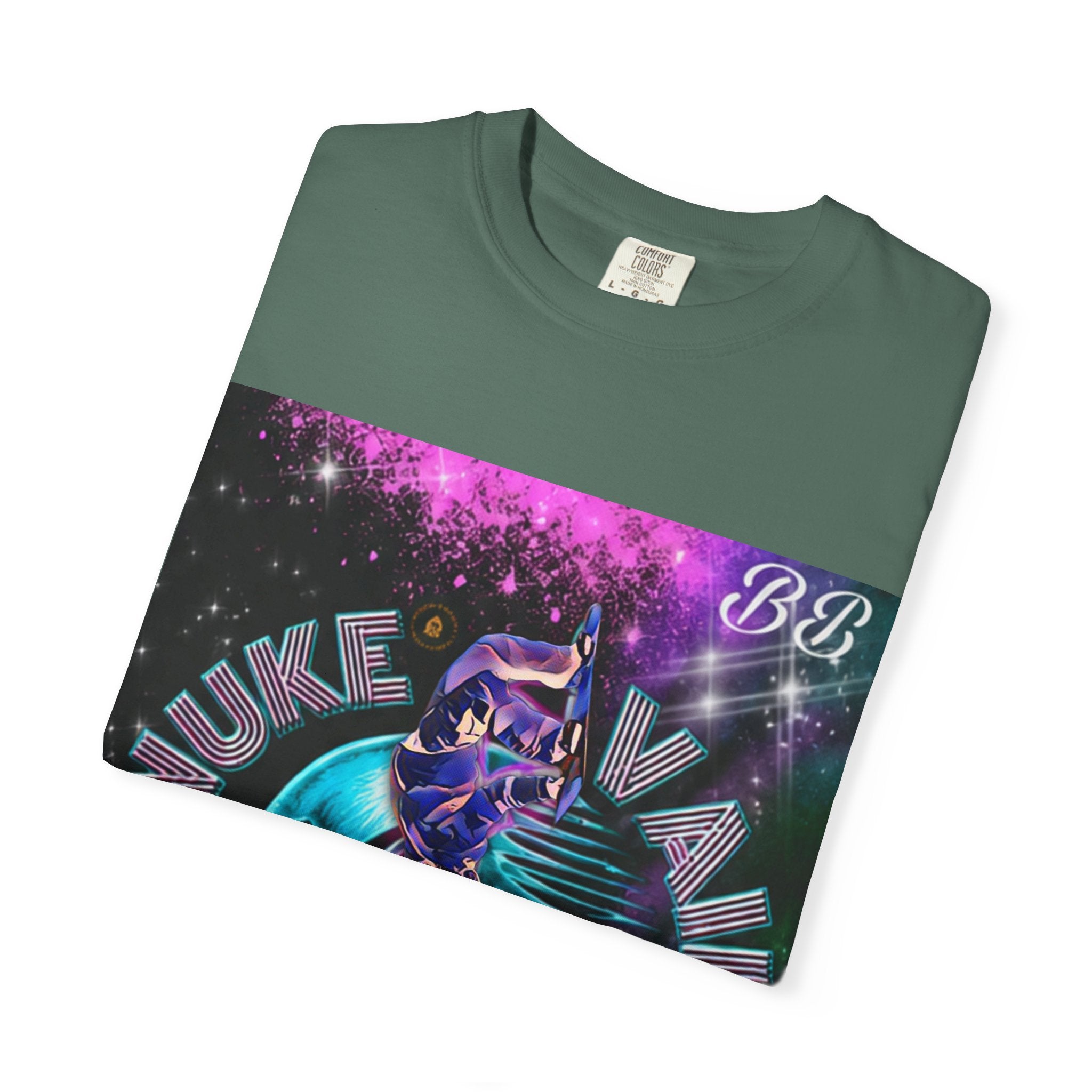 Nuke Vail Retro Vaporwave Ski Tee