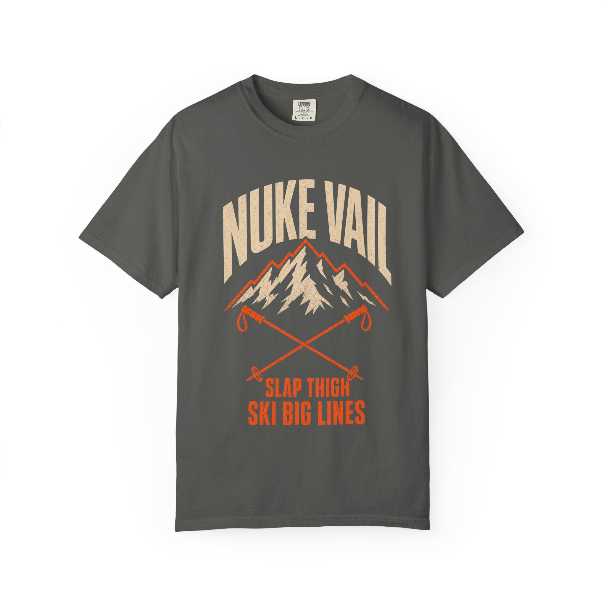 Nuke Vail "Slap Thigh Ski Big Lines" T-Shirt - Classic
