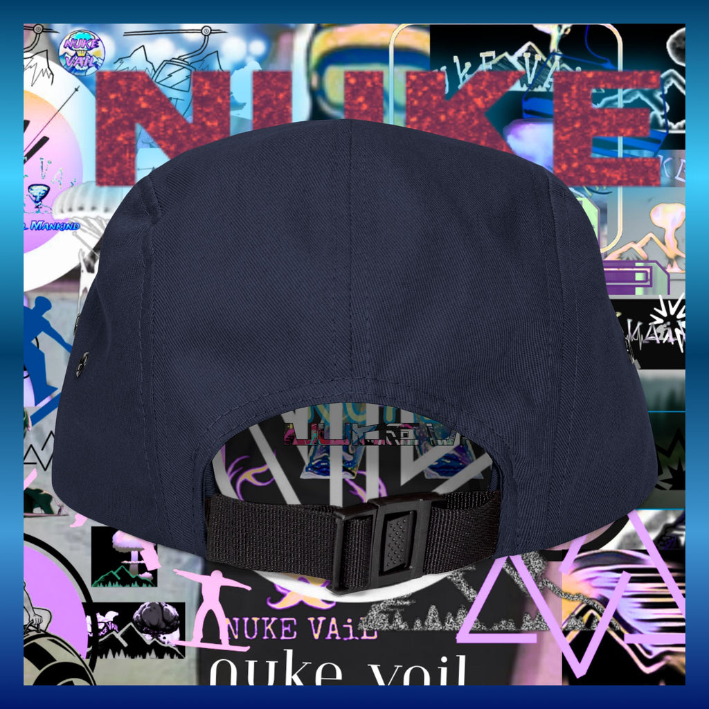 5 Panel Cap (Embroidery) - Nuke Vail slop