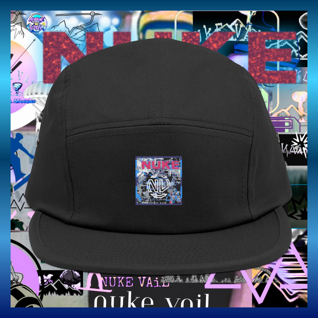 5 Panel Cap (Embroidery) - Nuke Vail slop