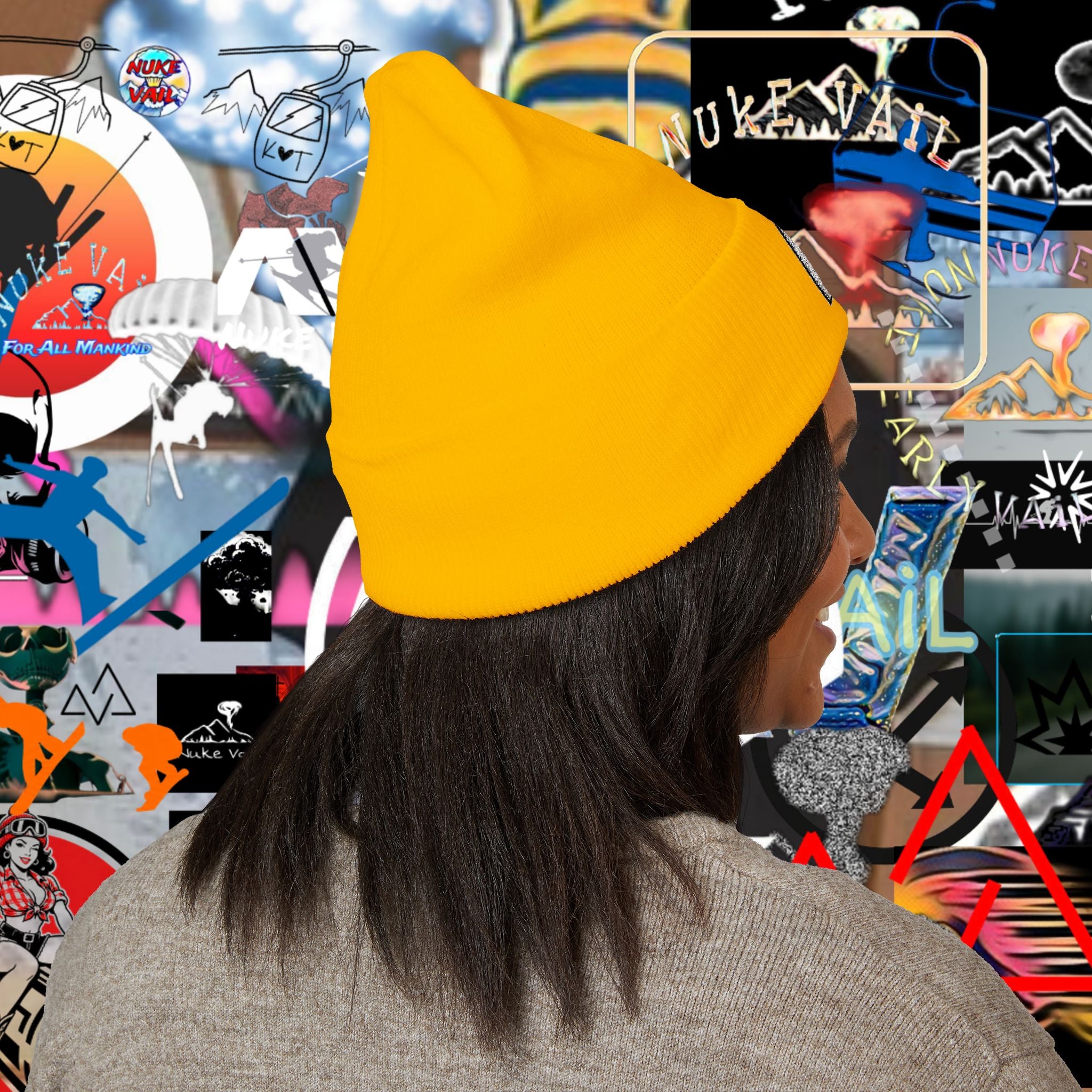 Embroidered Nuke Vail Classic Cuffed Beanie — Element 119