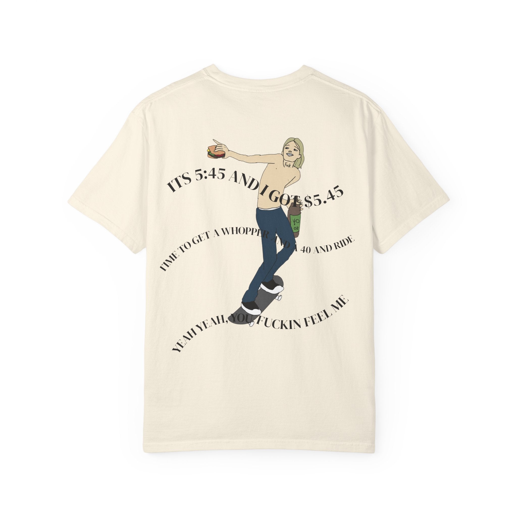 Skate Punk T-Shirt — "Nuke Vail" Graphic Tee Featuring Saint Queeblo