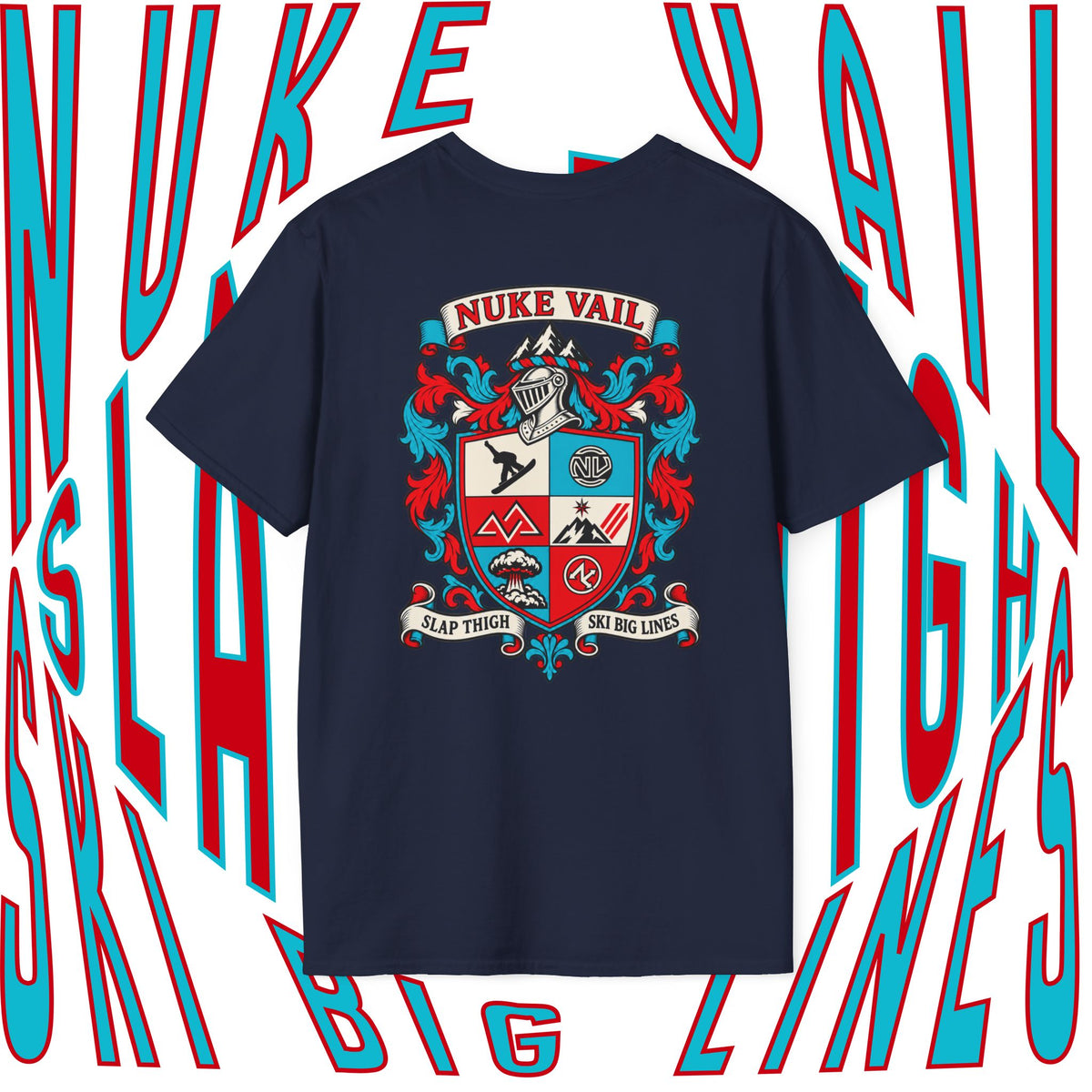 Nuke Vail Family Crest Tee Shirt