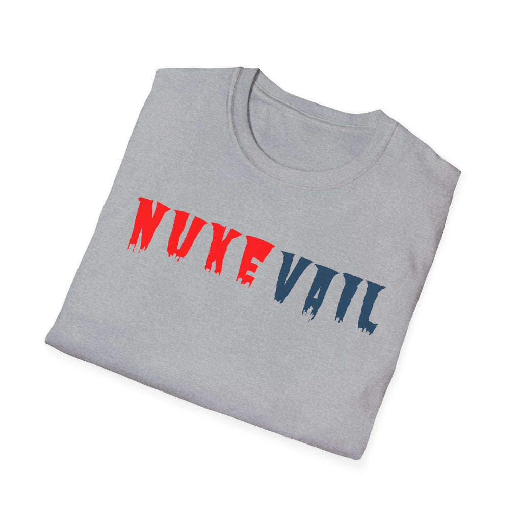 Nuke Vail T-Shirt — Red & Blue Logo Tee