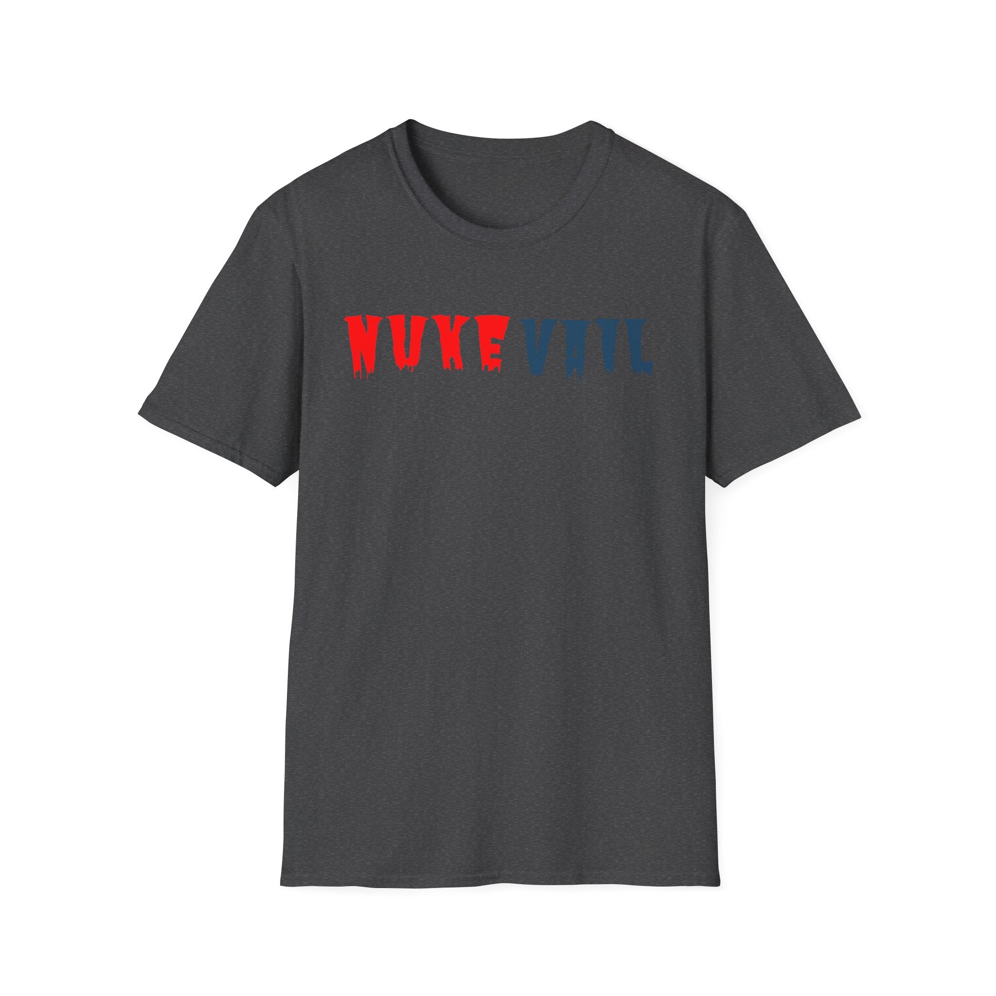 Nuke Vail T-Shirt — Red & Blue Logo Tee