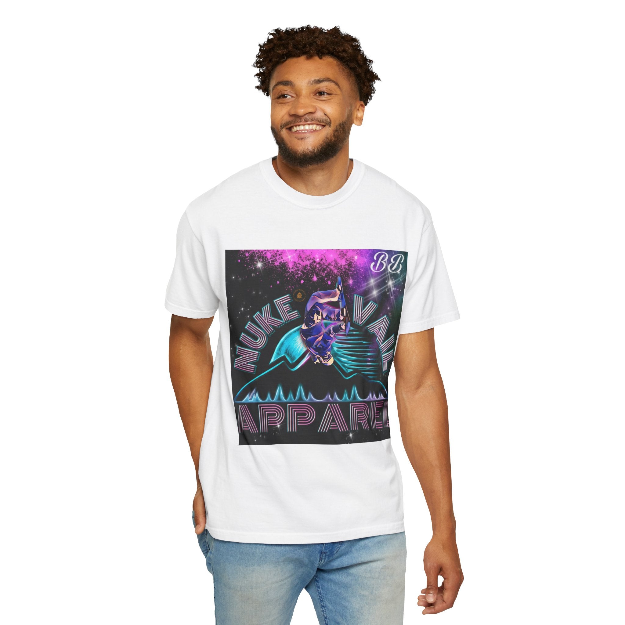 Nuke Vail Retro Vaporwave Ski Tee