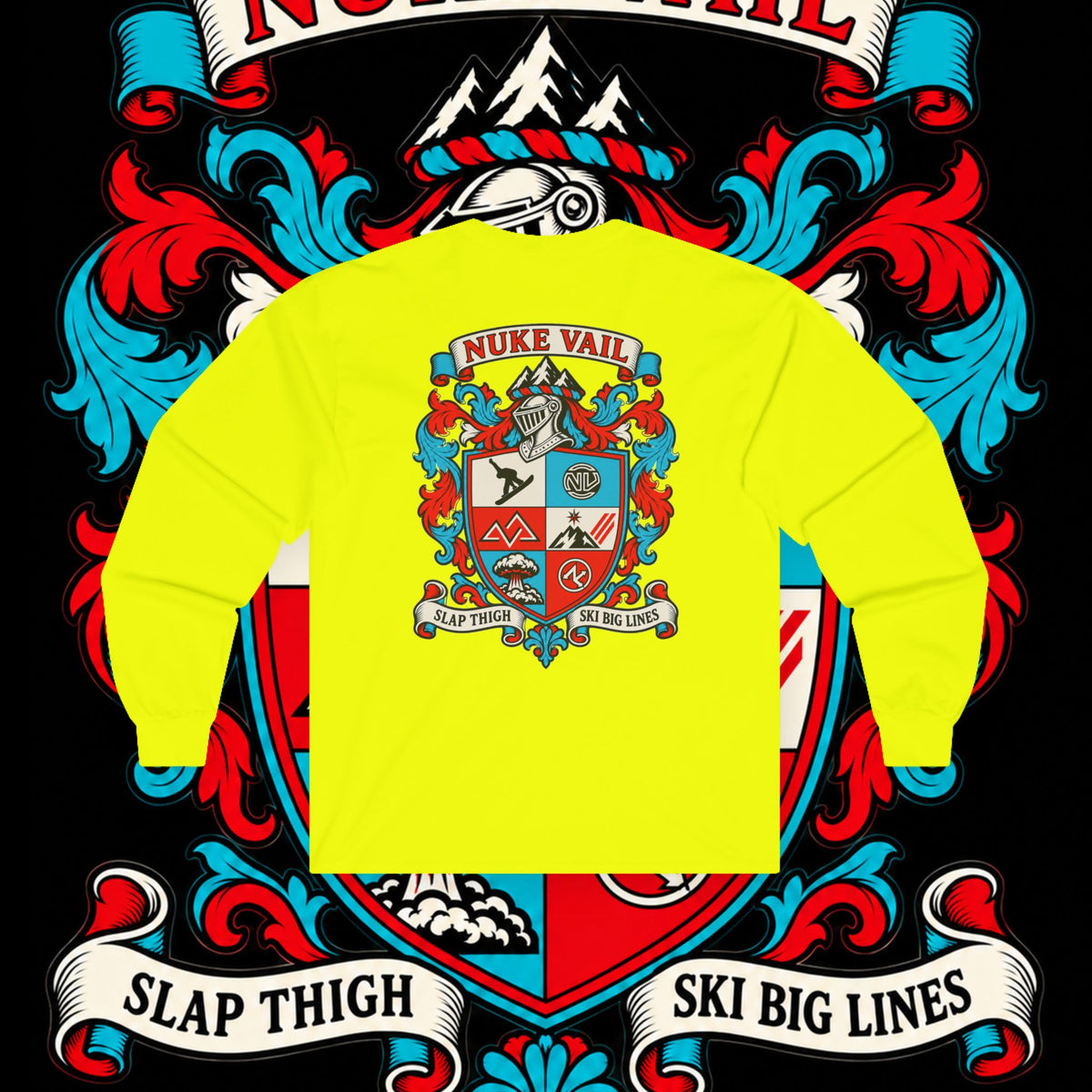Long Sleeve Tee — Nuke Vail Crest Graphic