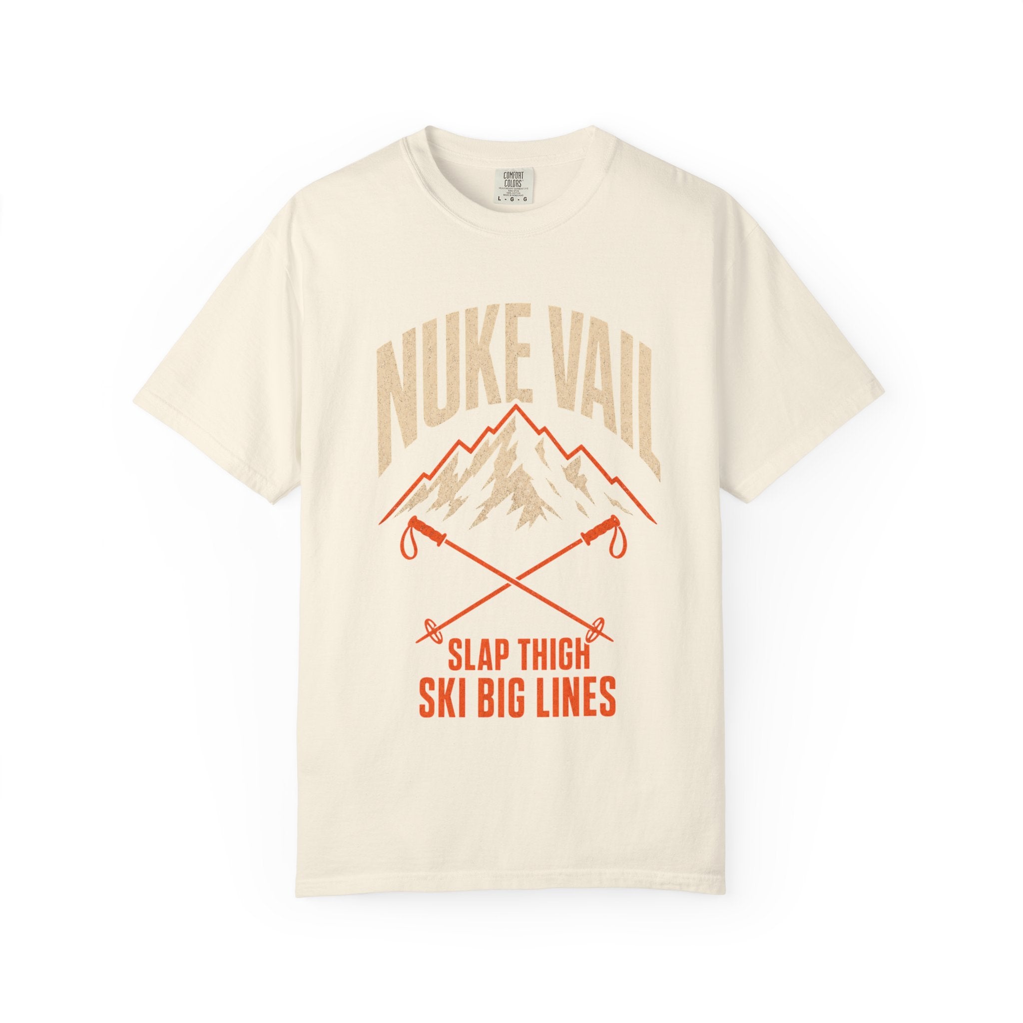 Nuke Vail "Slap Thigh Ski Big Lines" T-Shirt - Classic