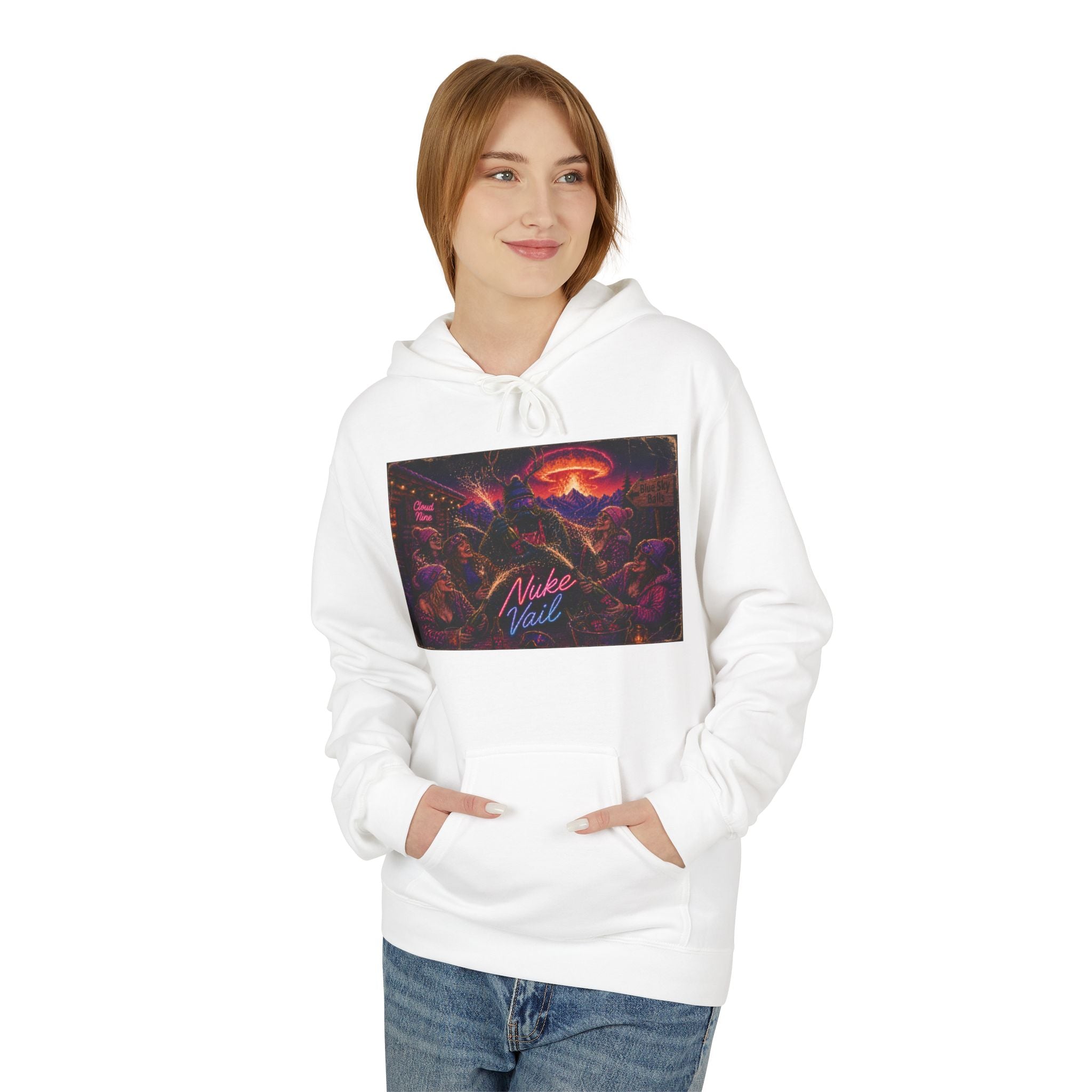 Nuke Vail Retro Cyberpunk Hoodie