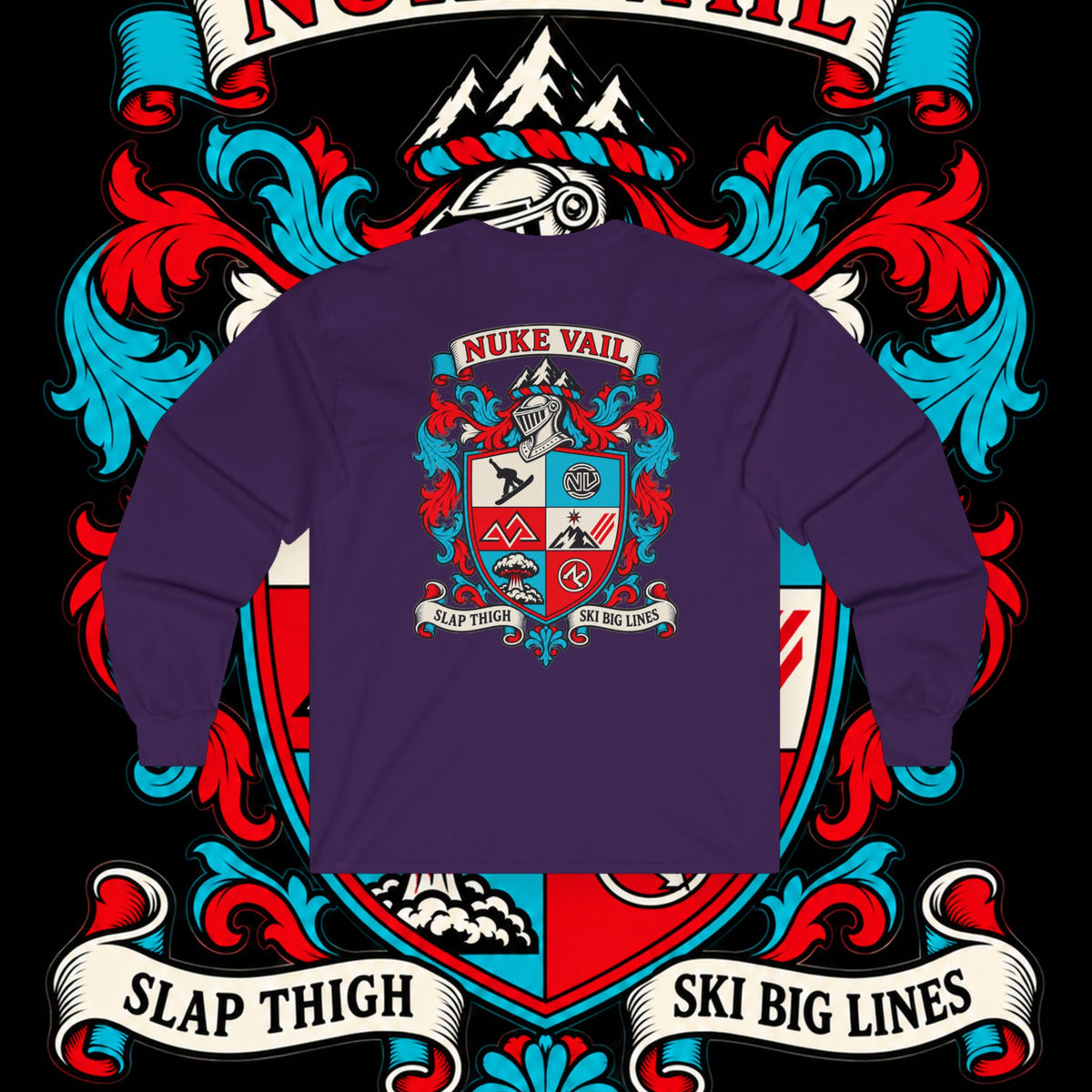Long Sleeve Tee — Nuke Vail Crest Graphic