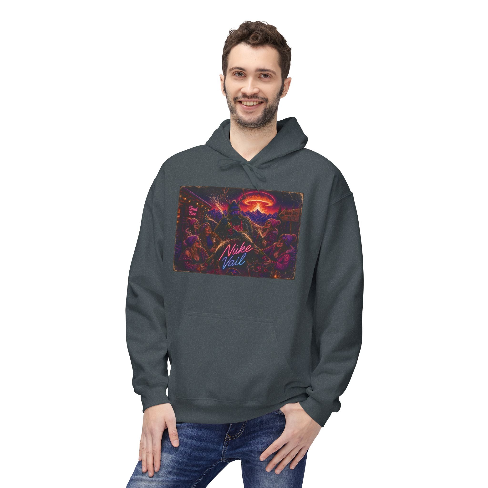 Nuke Vail Retro Cyberpunk Hoodie