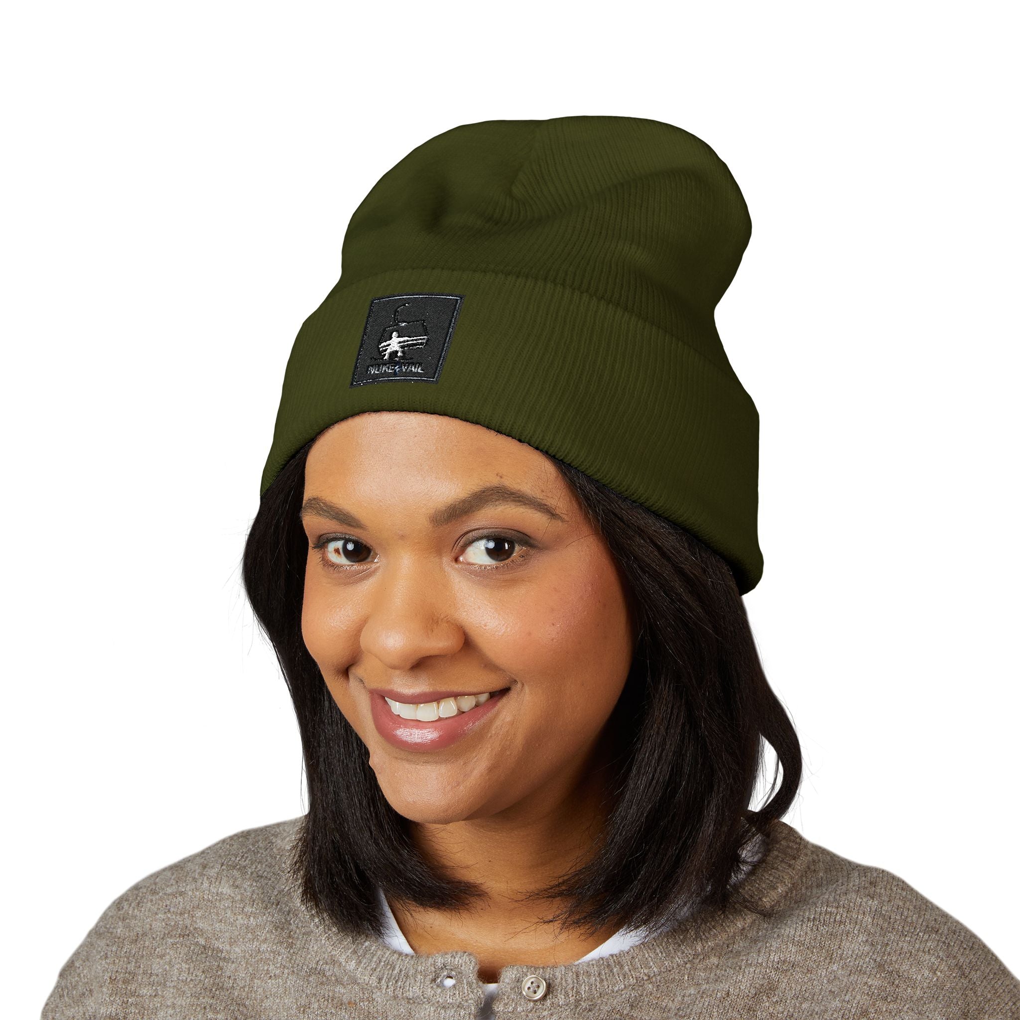 Classic Cuffed Beanie — Embroidered CHAIRLIFT PATCH