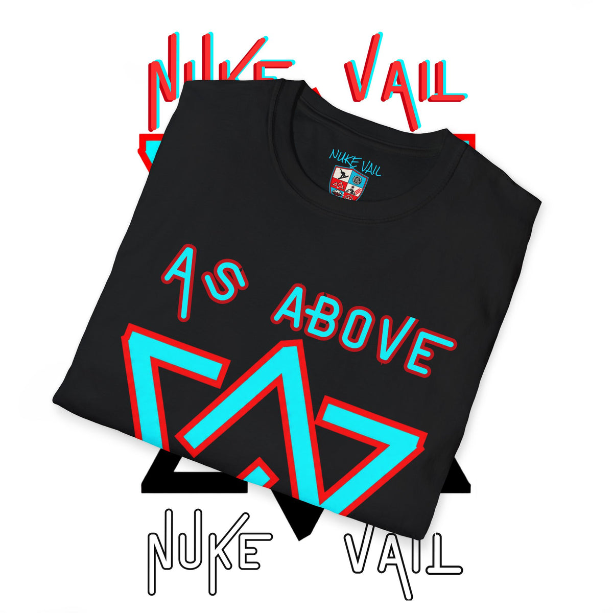 NUKE VAIL - THE ALCHEMIST - AS ABOVE SO BELOW TEE SHIRT