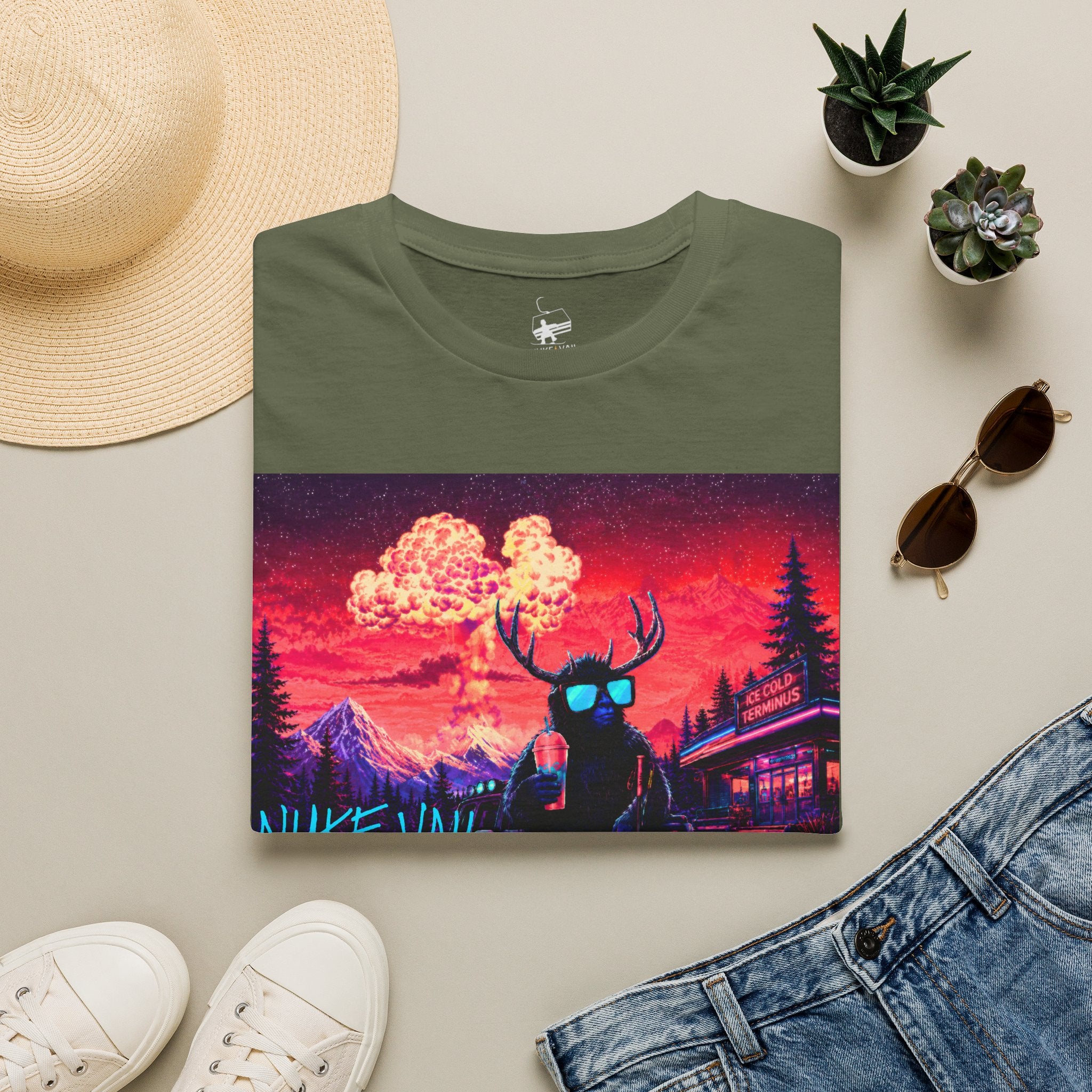 NUKE VAIL - RETRO GRAPHIC TEE - slushy