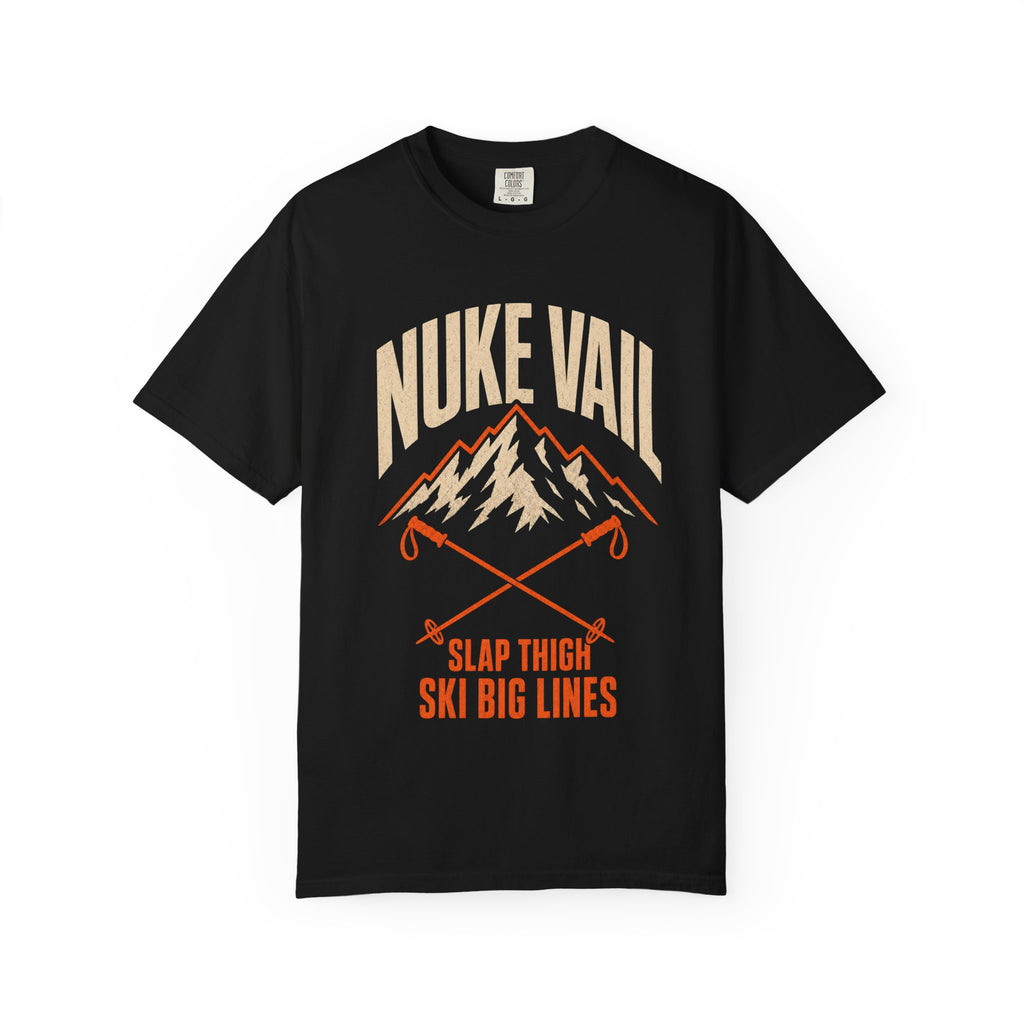 Nuke Vail "Slap Thigh Ski Big Lines" T-Shirt - Classic