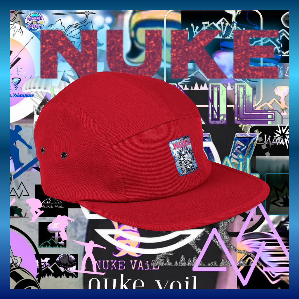 5 Panel Cap (Embroidery) - Nuke Vail slop