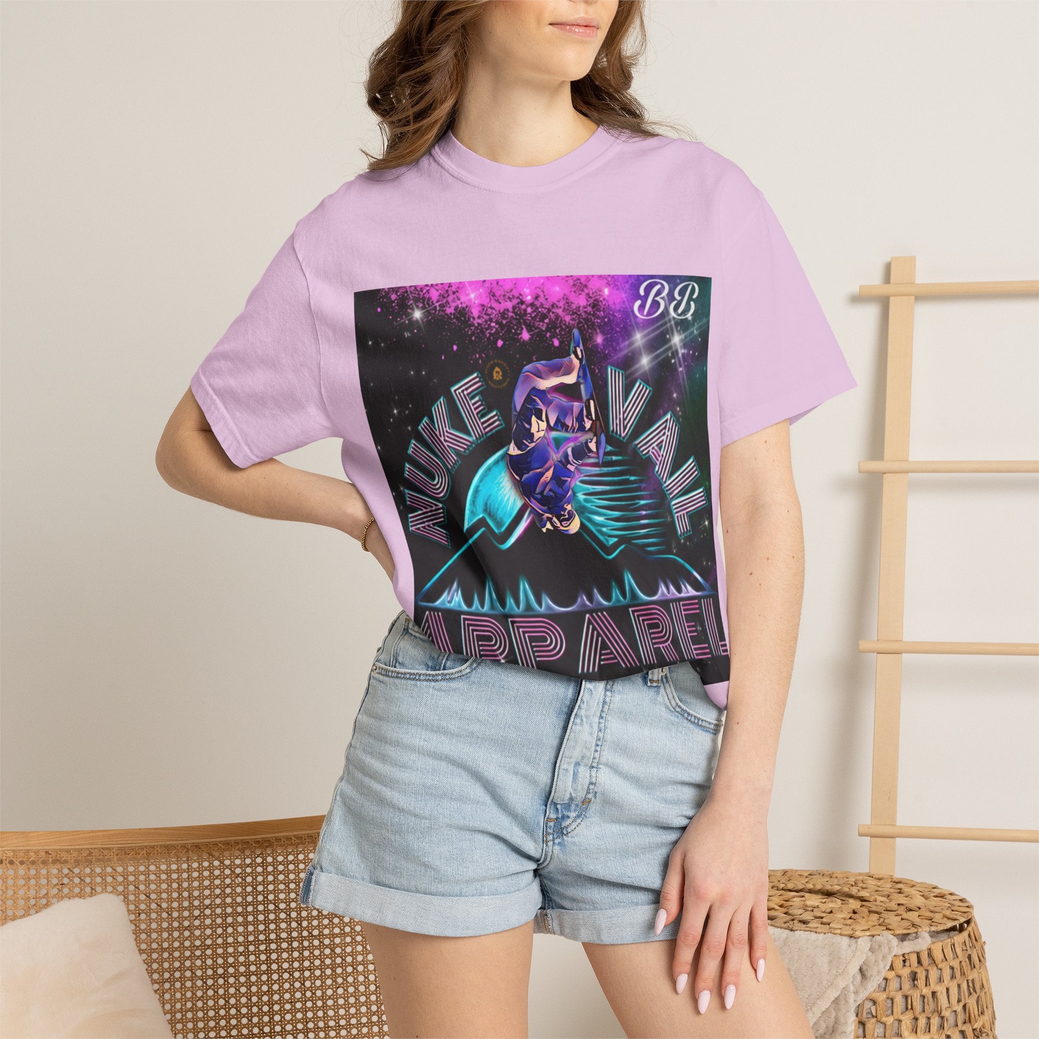 Nuke Vail Retro Vaporwave Ski Tee