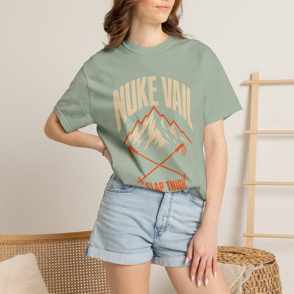 Nuke Vail "Slap Thigh Ski Big Lines" T-Shirt - Classic
