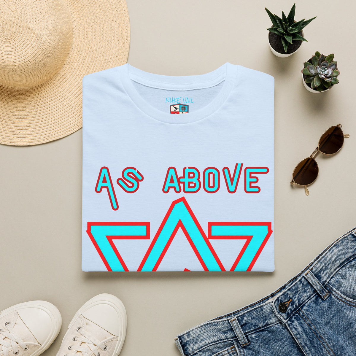 NUKE VAIL - THE ALCHEMIST - AS ABOVE SO BELOW TEE SHIRT
