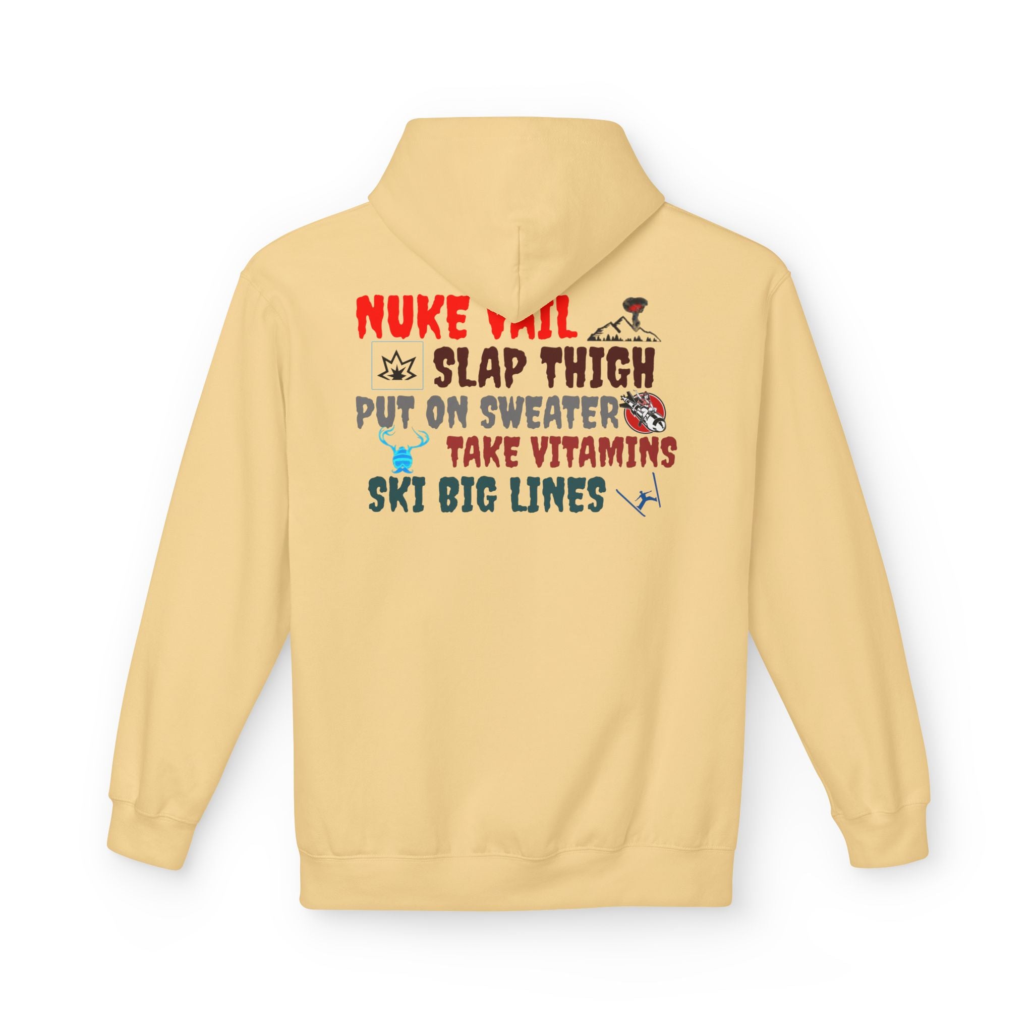 NUKE VAIL - THE PLAN HOODED SWEATSHIRT