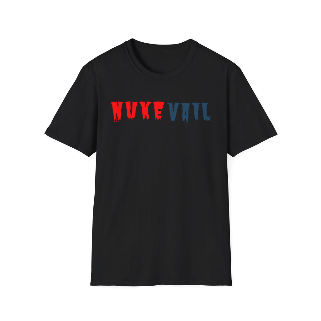Nuke Vail T-Shirt — Red & Blue Logo Tee