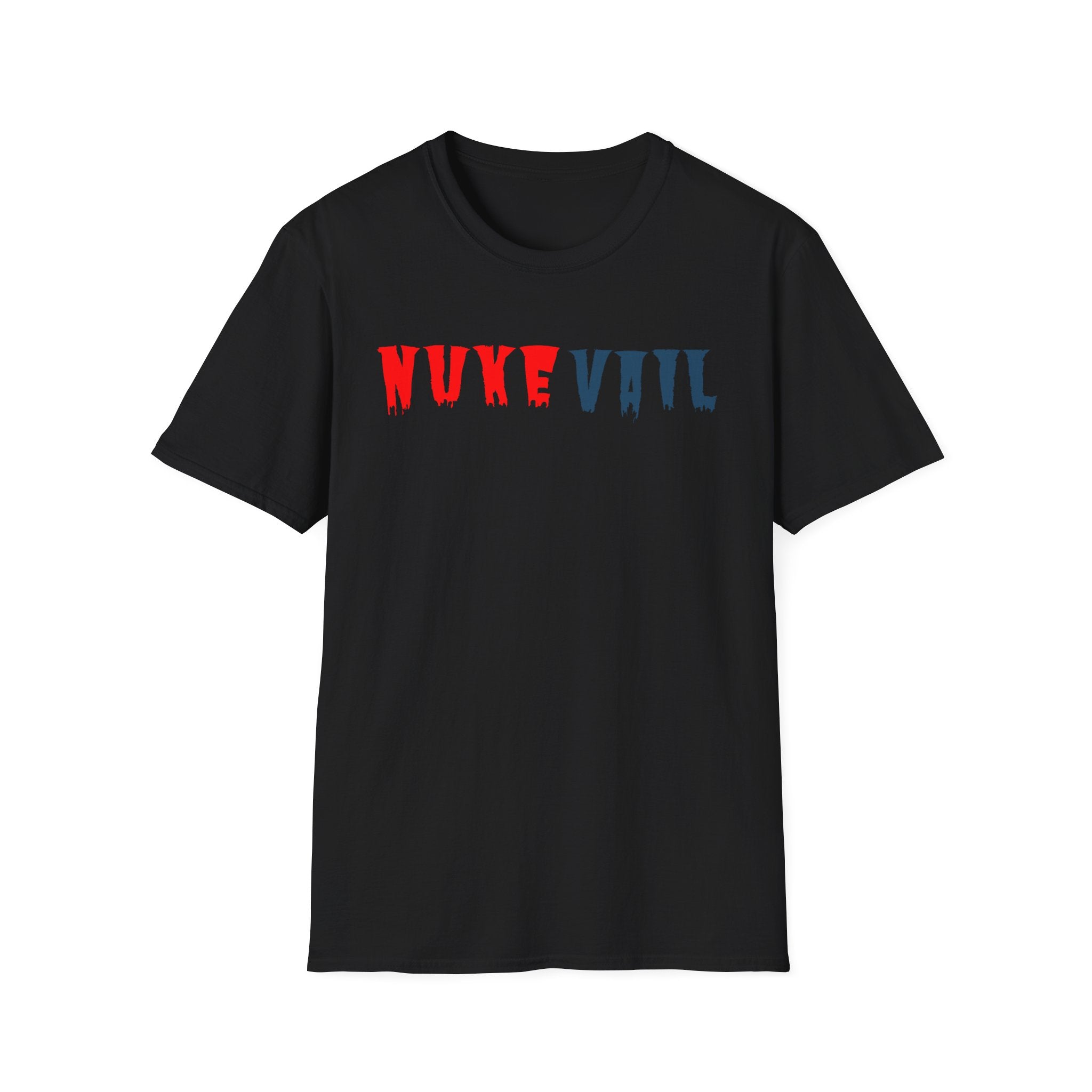 Nuke Vail T-Shirt — Red & Blue Logo Tee